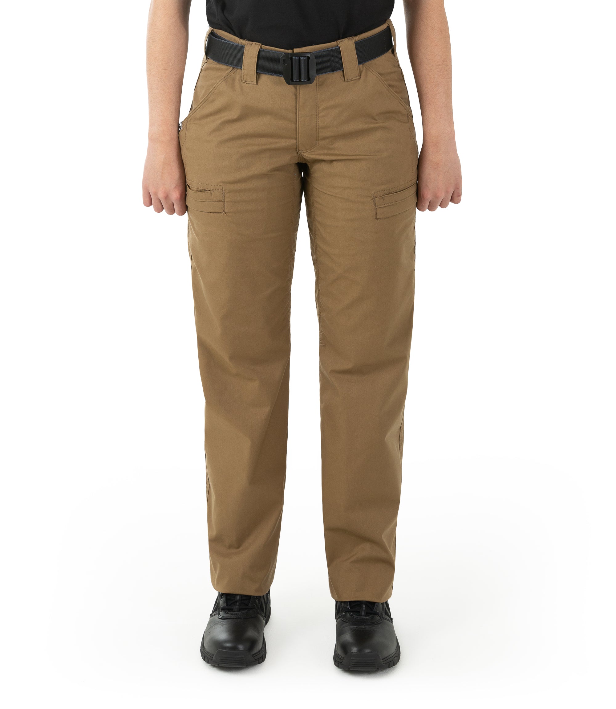 Front of Women's A2 Pant in Coyote Brown |color_coyote brown