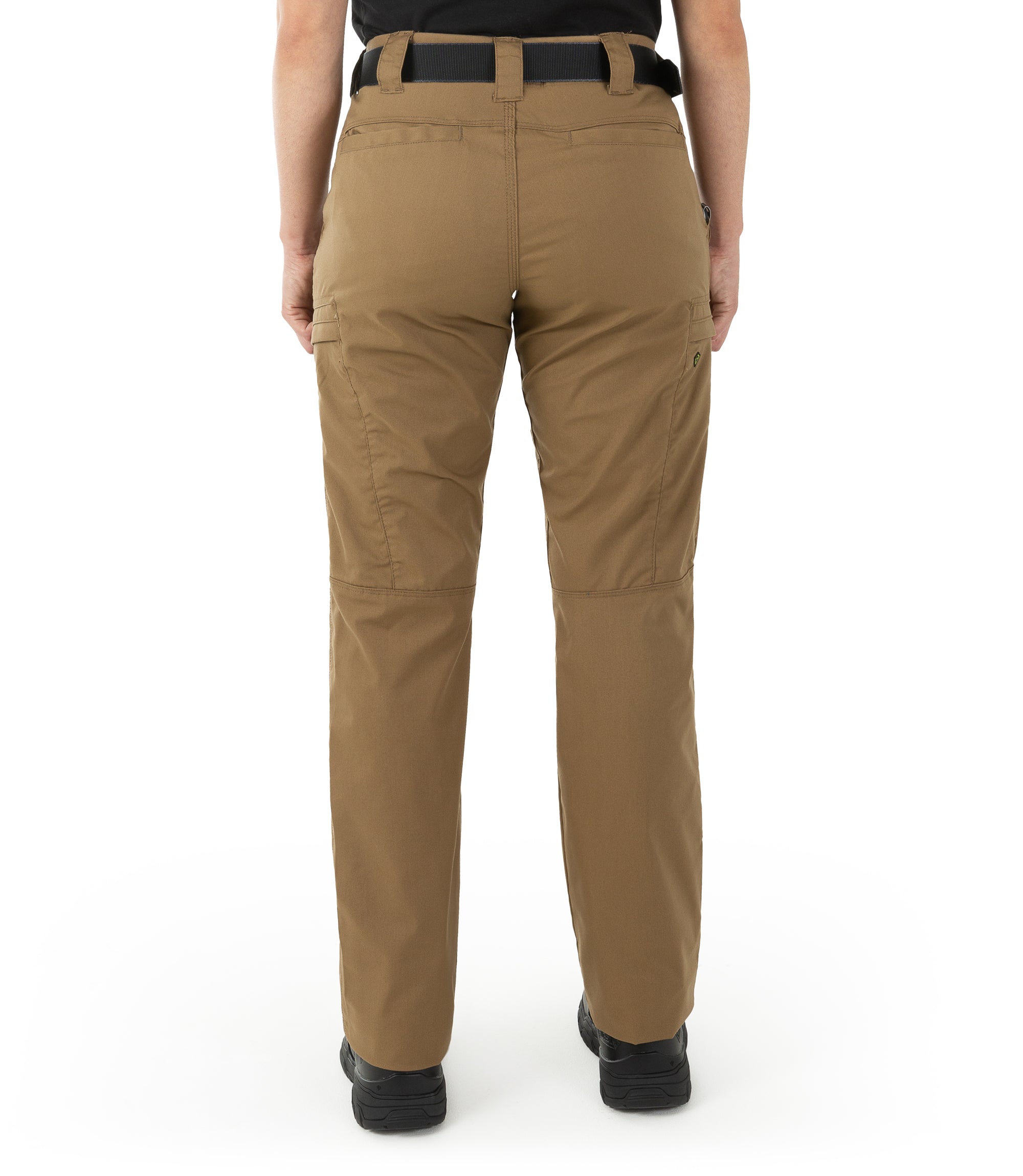 Back of Women's A2 Pant in Coyote Brown |color_coyote brown