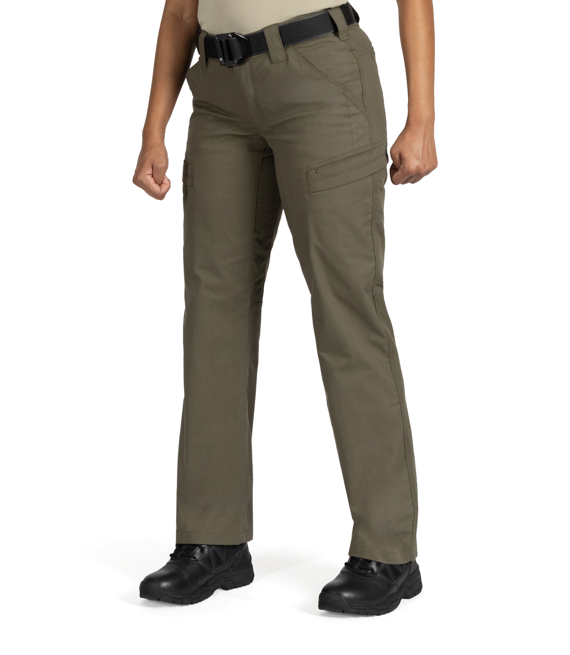 Side of Women's A2 Pant in Ranger Green |color_ranger green