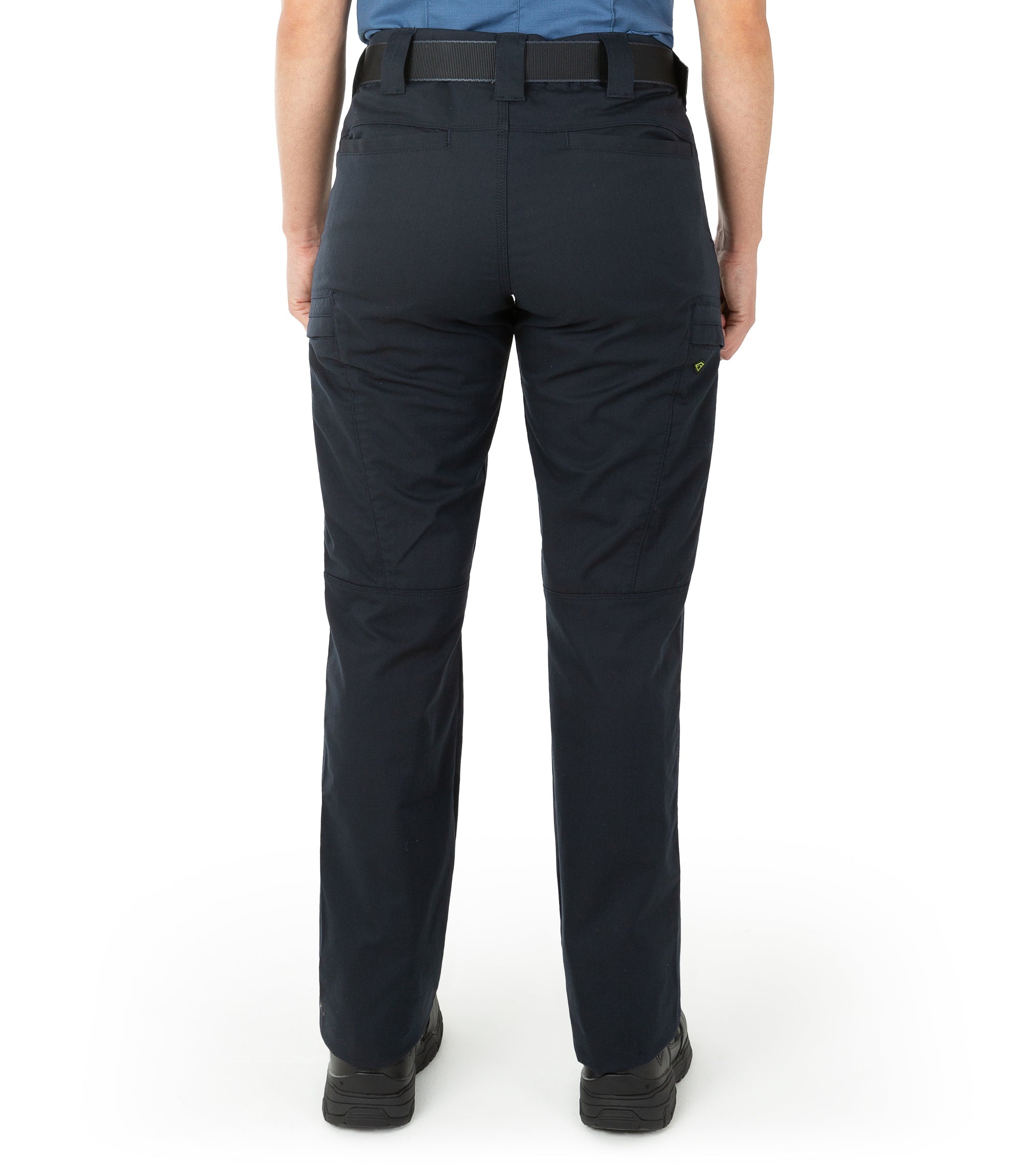Back of Women's A2 Pant in Midnight Navy |color_midnight navy