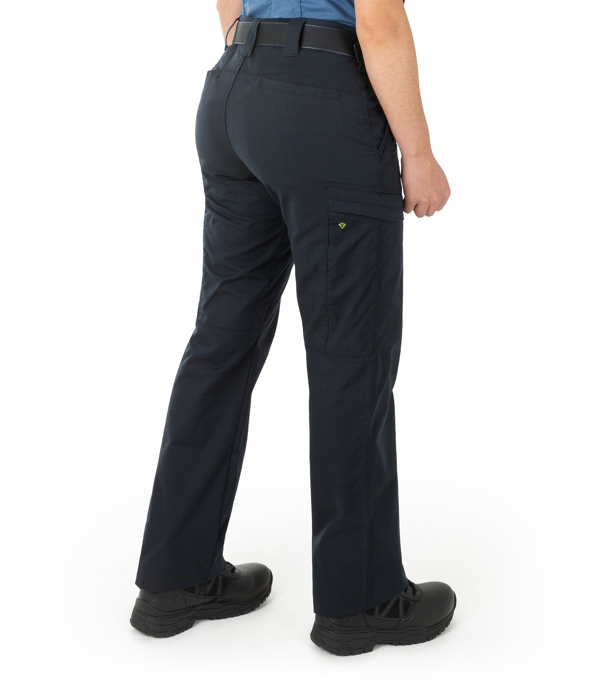 Side of Women's A2 Pant in Midnight Navy |color_midnight navy