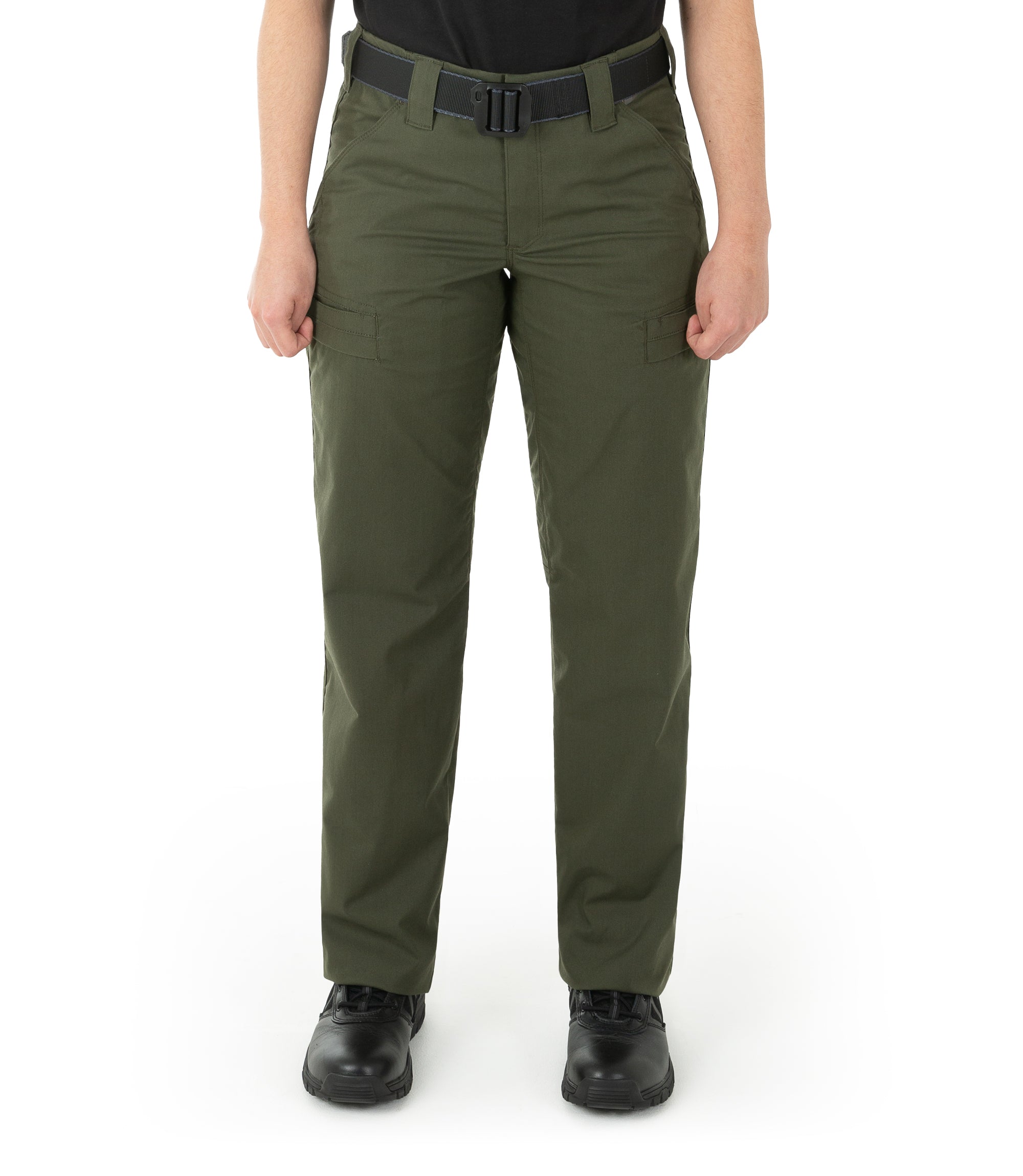 Front of Women's A2 Pant in OD Green |color_od green