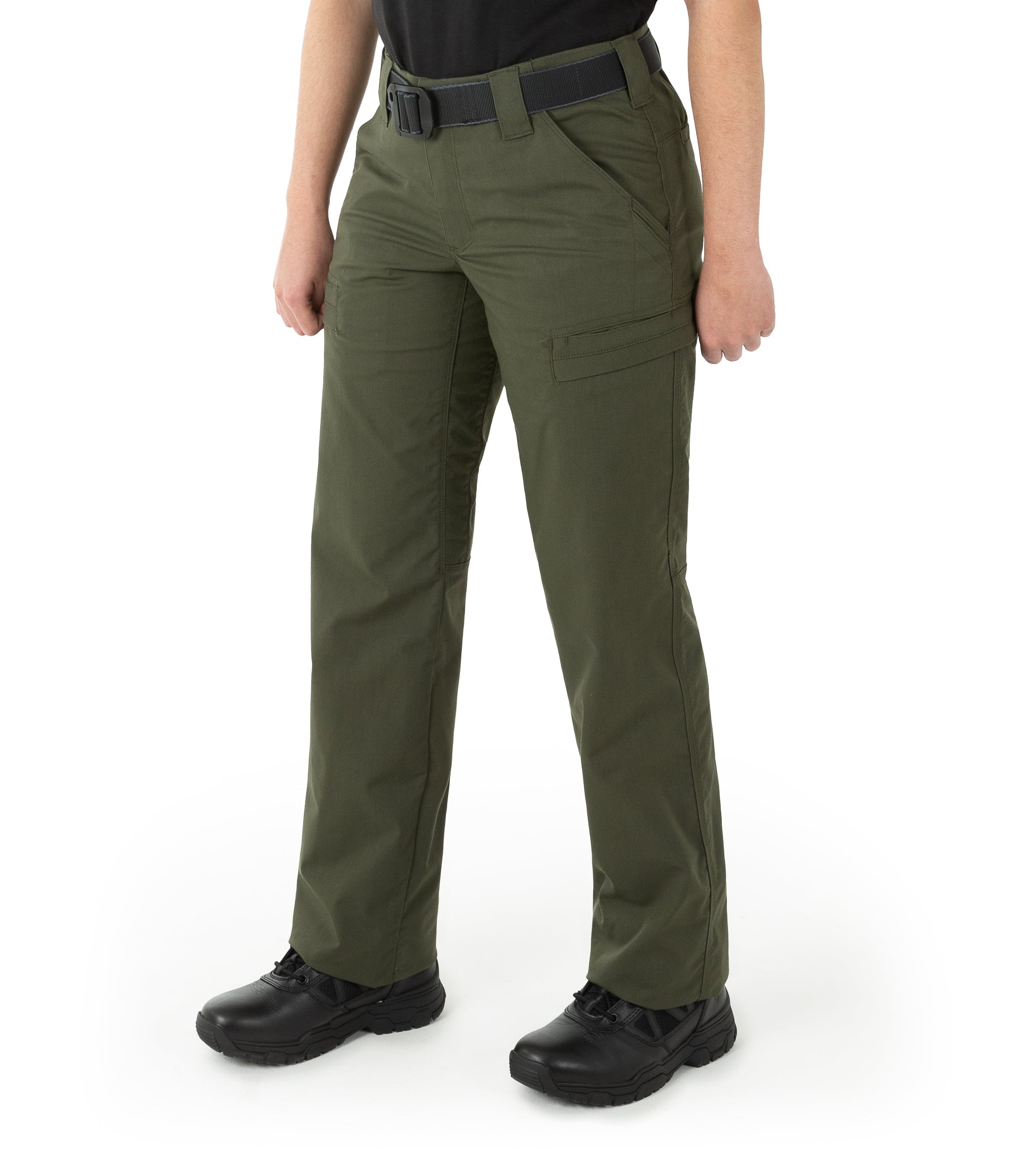 Side of Women's A2 Pant in OD Green |color_od green