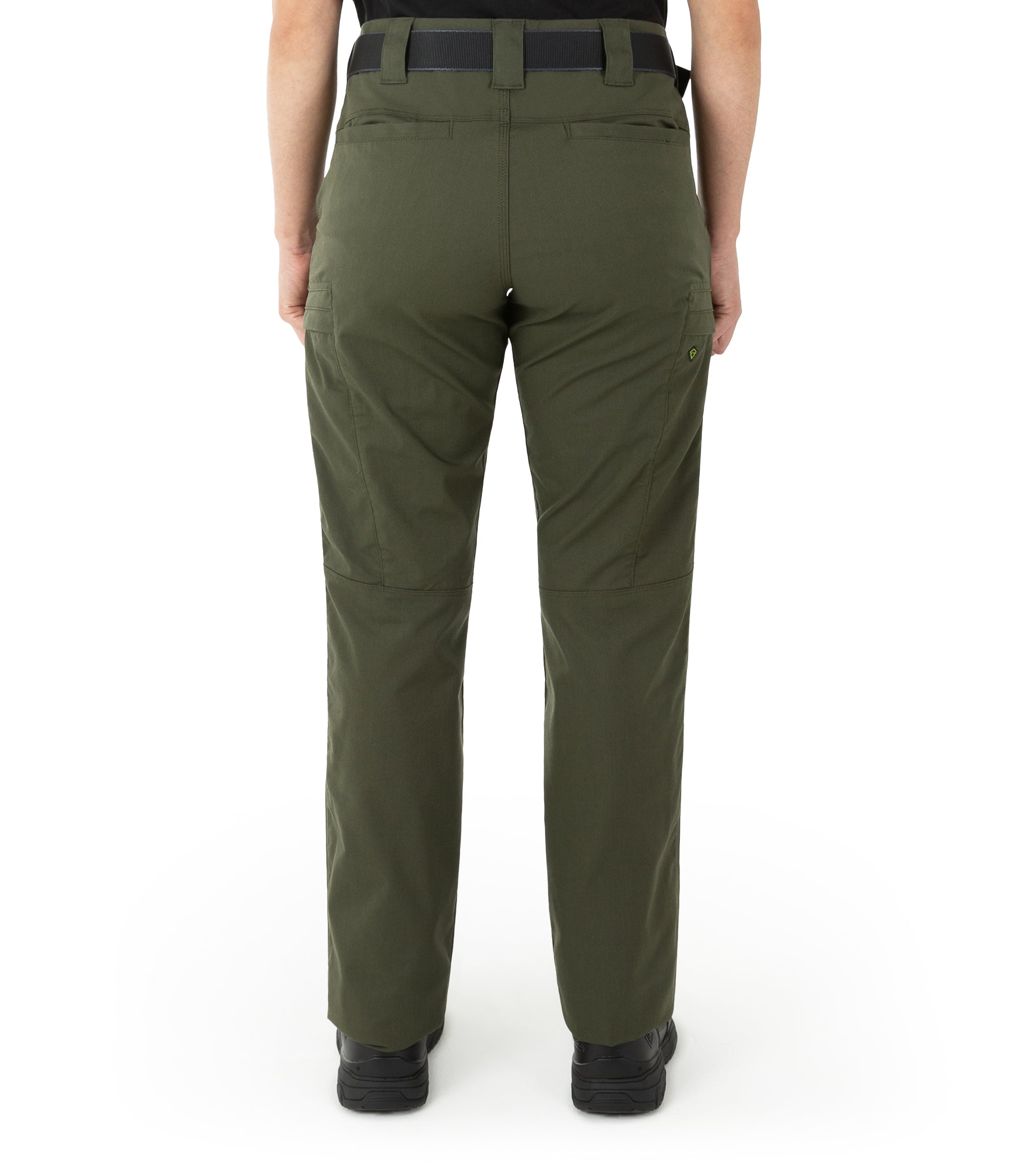Back of Women's A2 Pant in OD Green |color_od green
