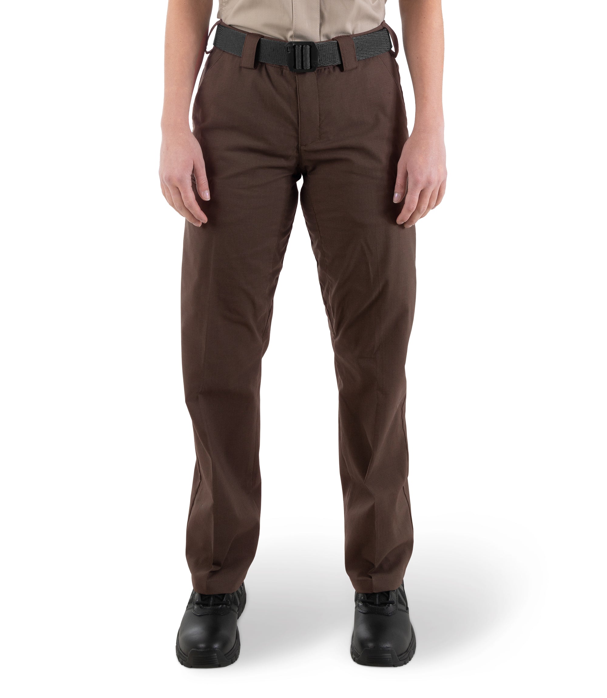 Front of Women's V2 PRO DUTY™ 6 Pocket Pant in Kodiak Brown |color_kodiak brown