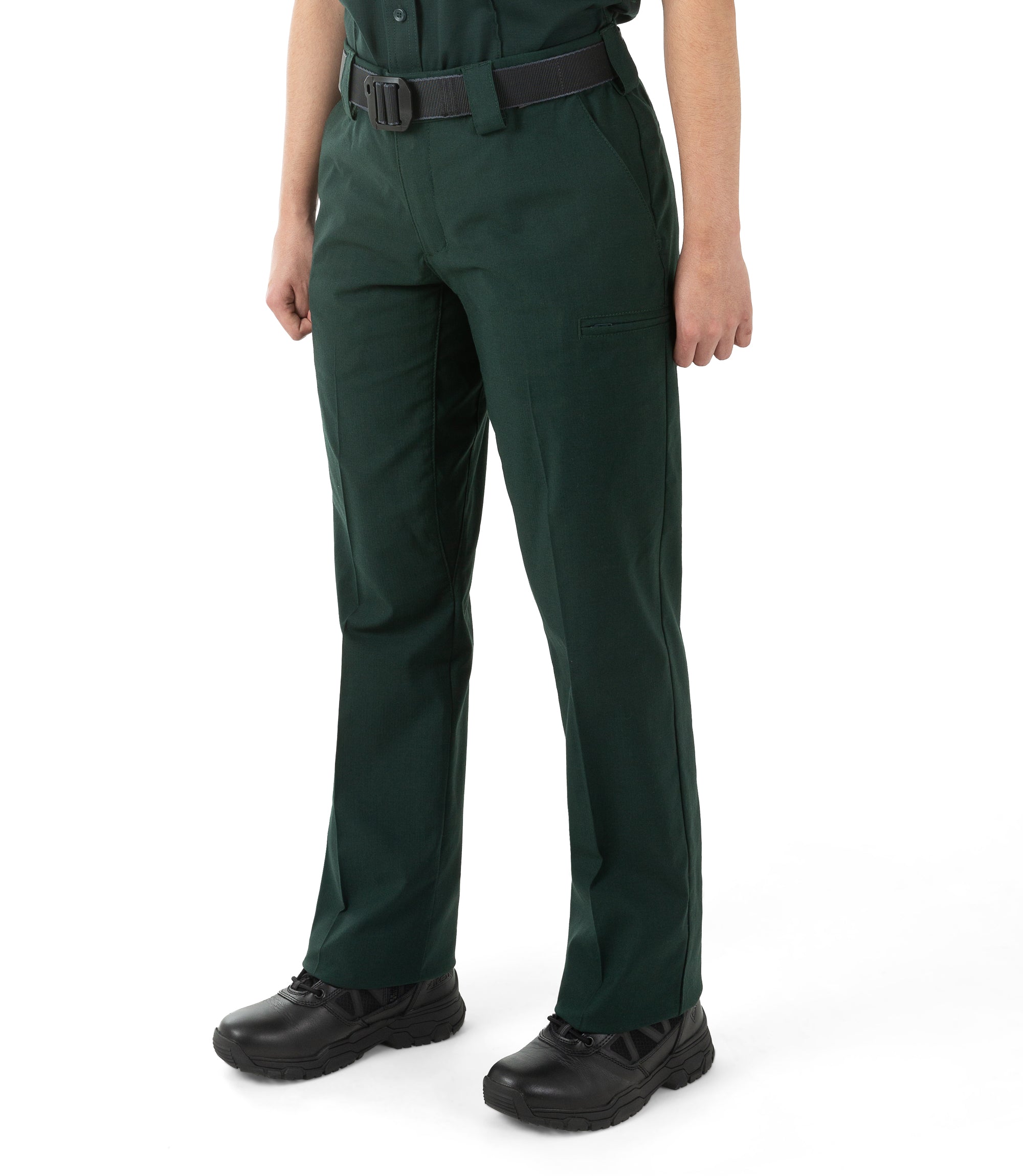 Side of Women's V2 PRO DUTY™ 6 Pocket Pant in Spruce Green |color_spruce green