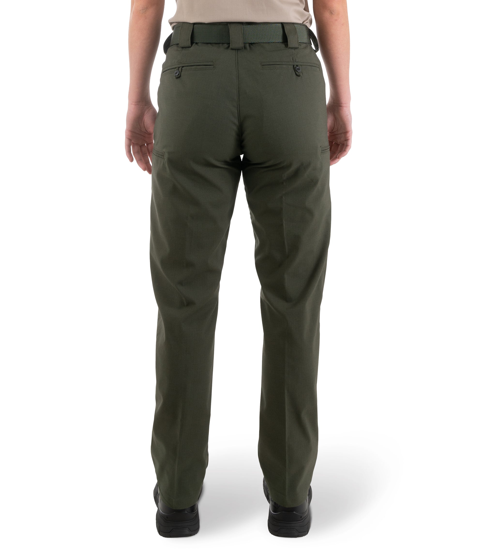 Back of Women's V2 PRO DUTY™ 6 Pocket Pant in OD Green |color_od green