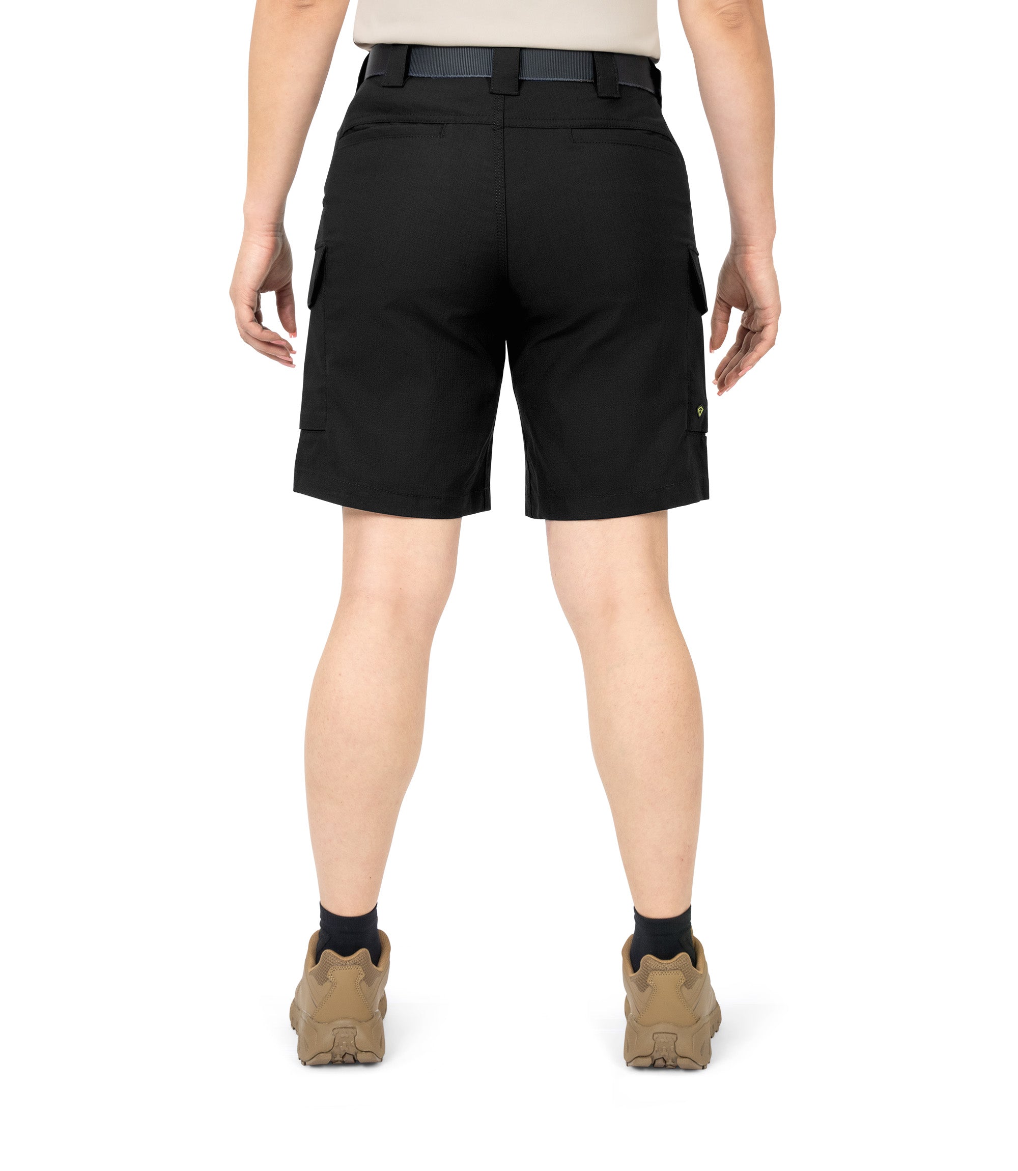 Back view of Women's V2 Short in black|color_black