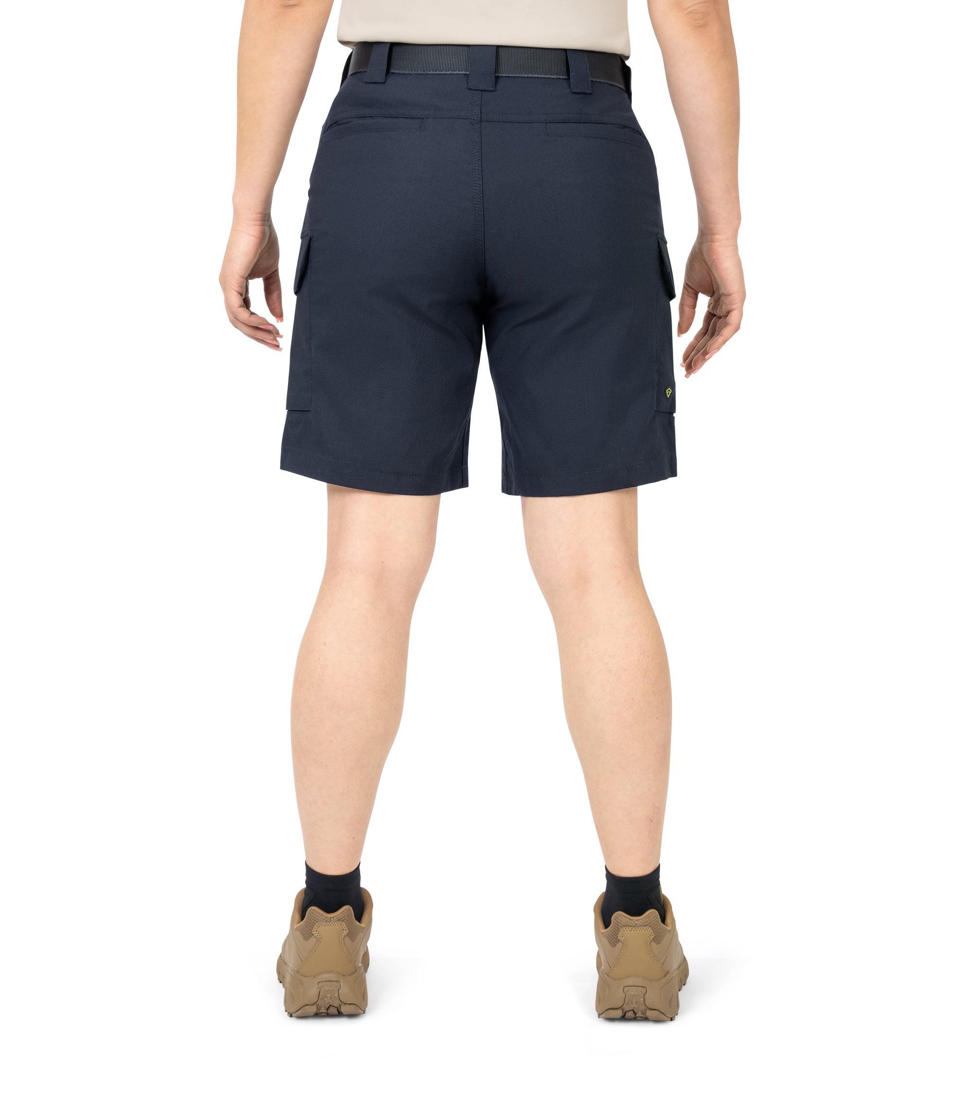 Back view of Women's V2 Short in midnight navy|color_midnight navy