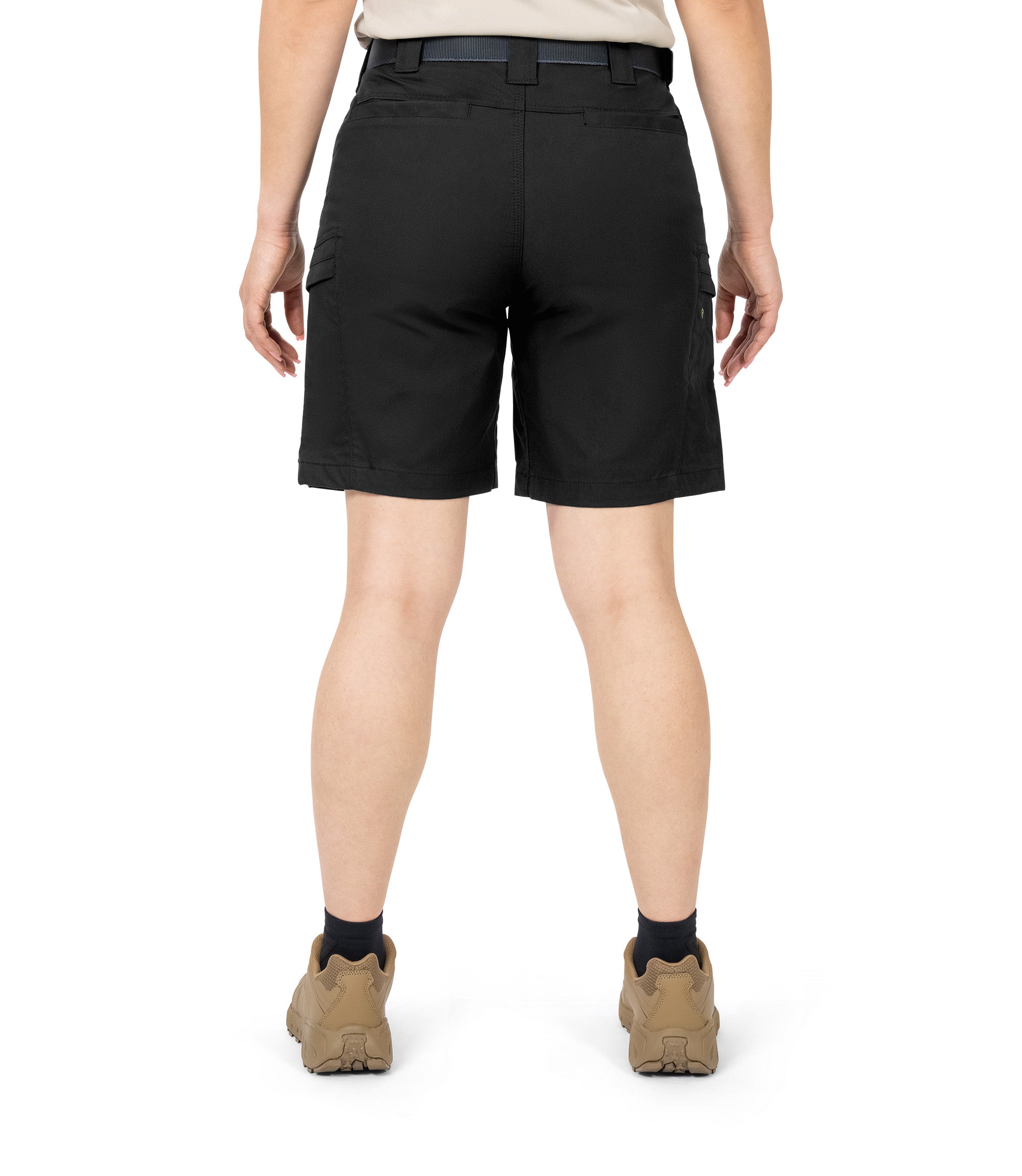 Back view of Women's A2 Short in black|color_black