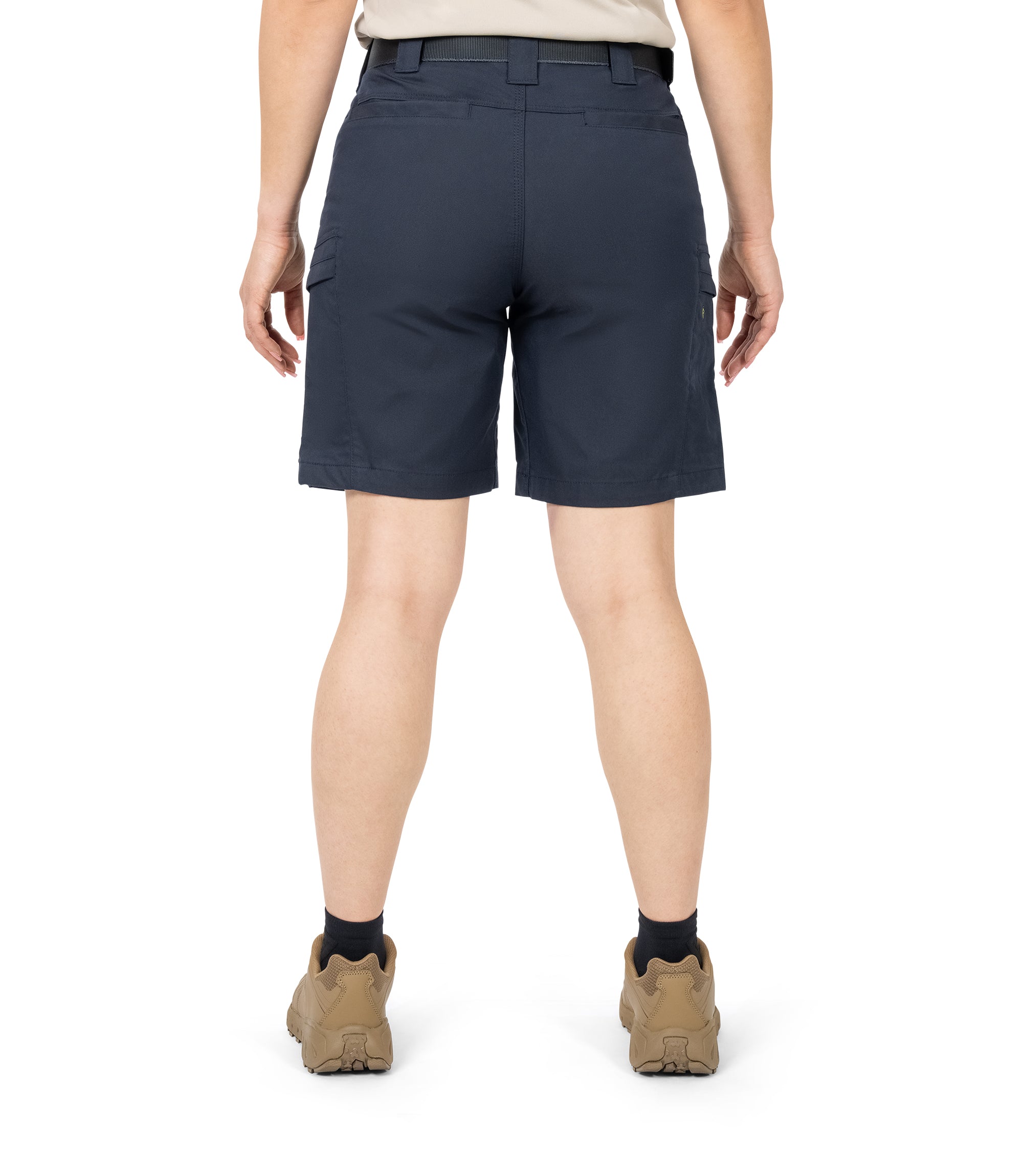 Back view of Women's A2 Short in Midnight Navy|color_midnight navy