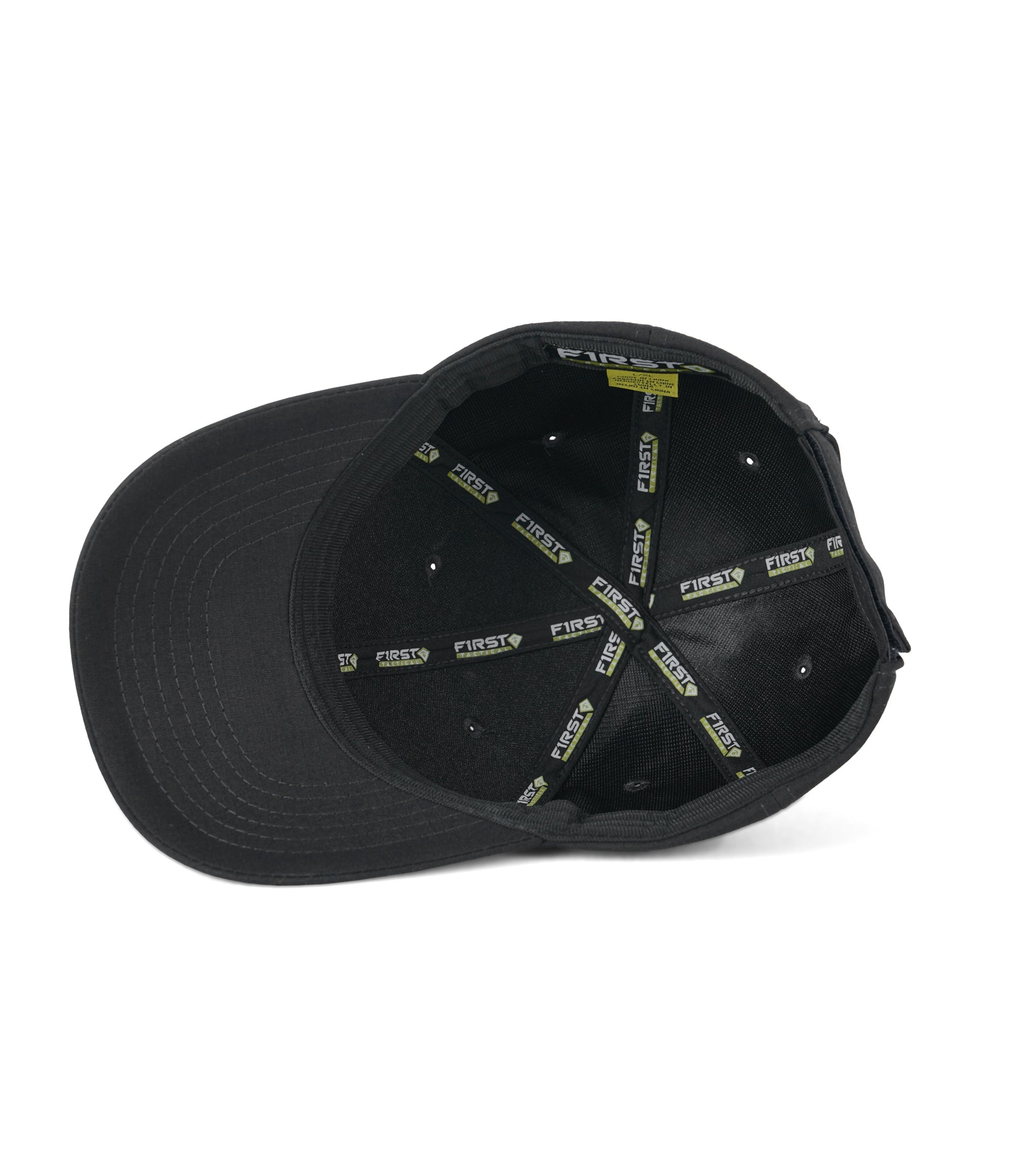 Inside View of A2 Uniform Hat in Black |color_black
