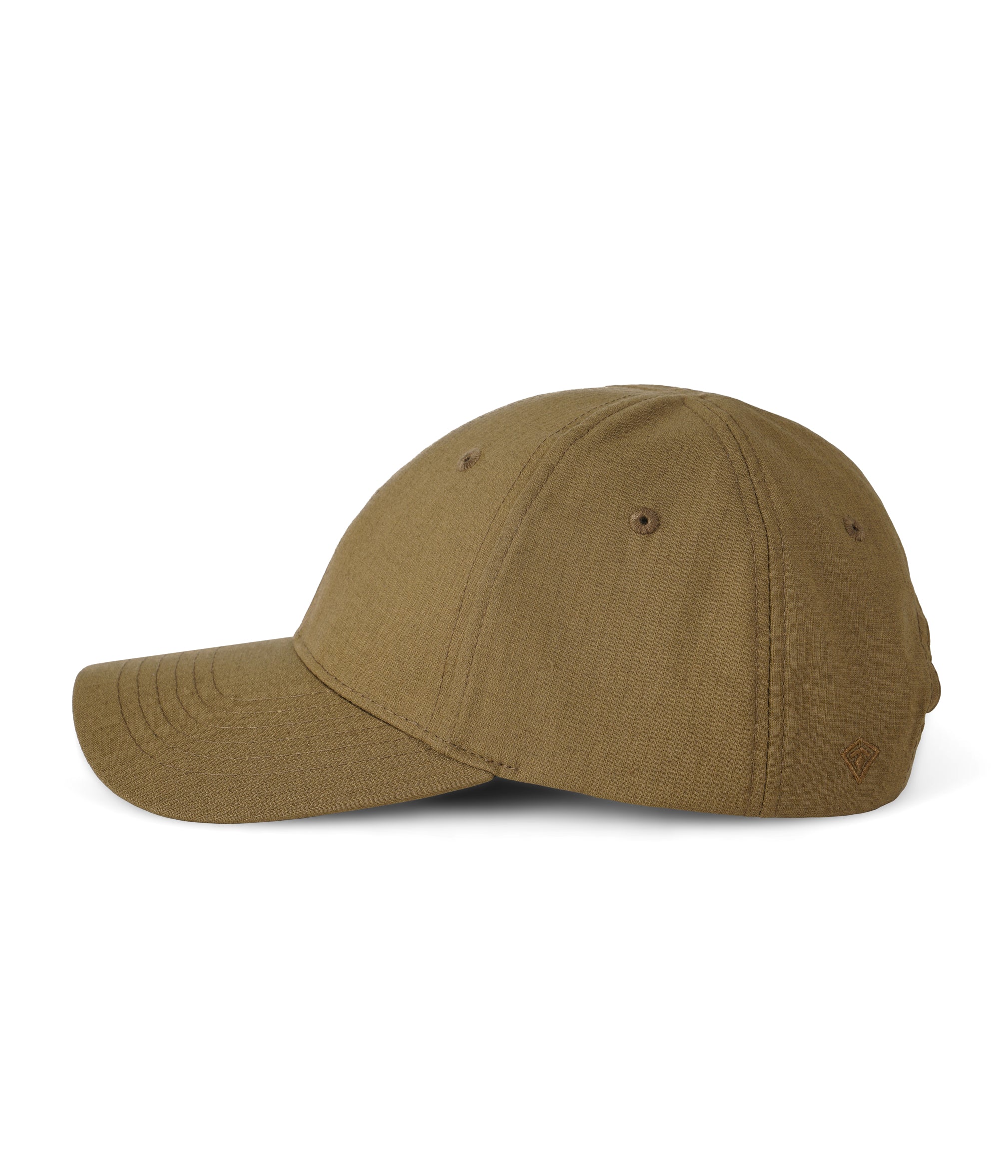 Left Side View of A2 Uniform Hat in Coyote Brown |color_coyote brown