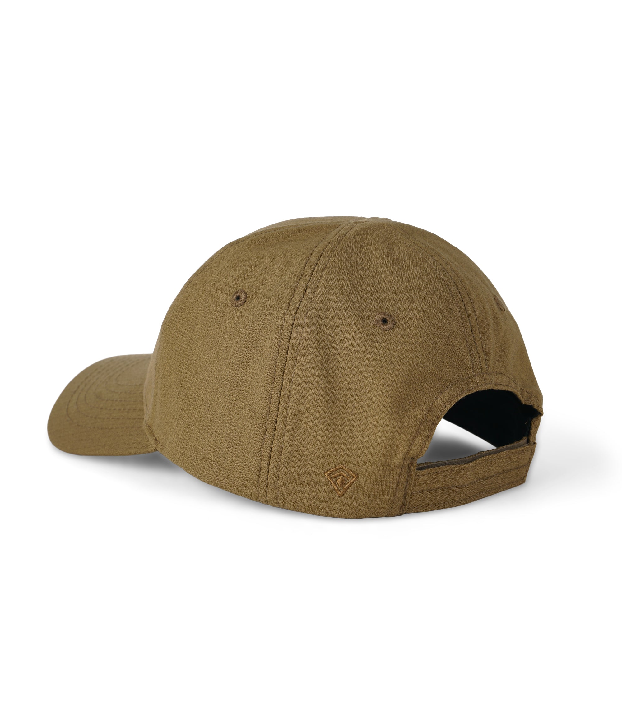 Left Side Back view of V2 Uniform Hat in Coyote Brown |color_coyote brown