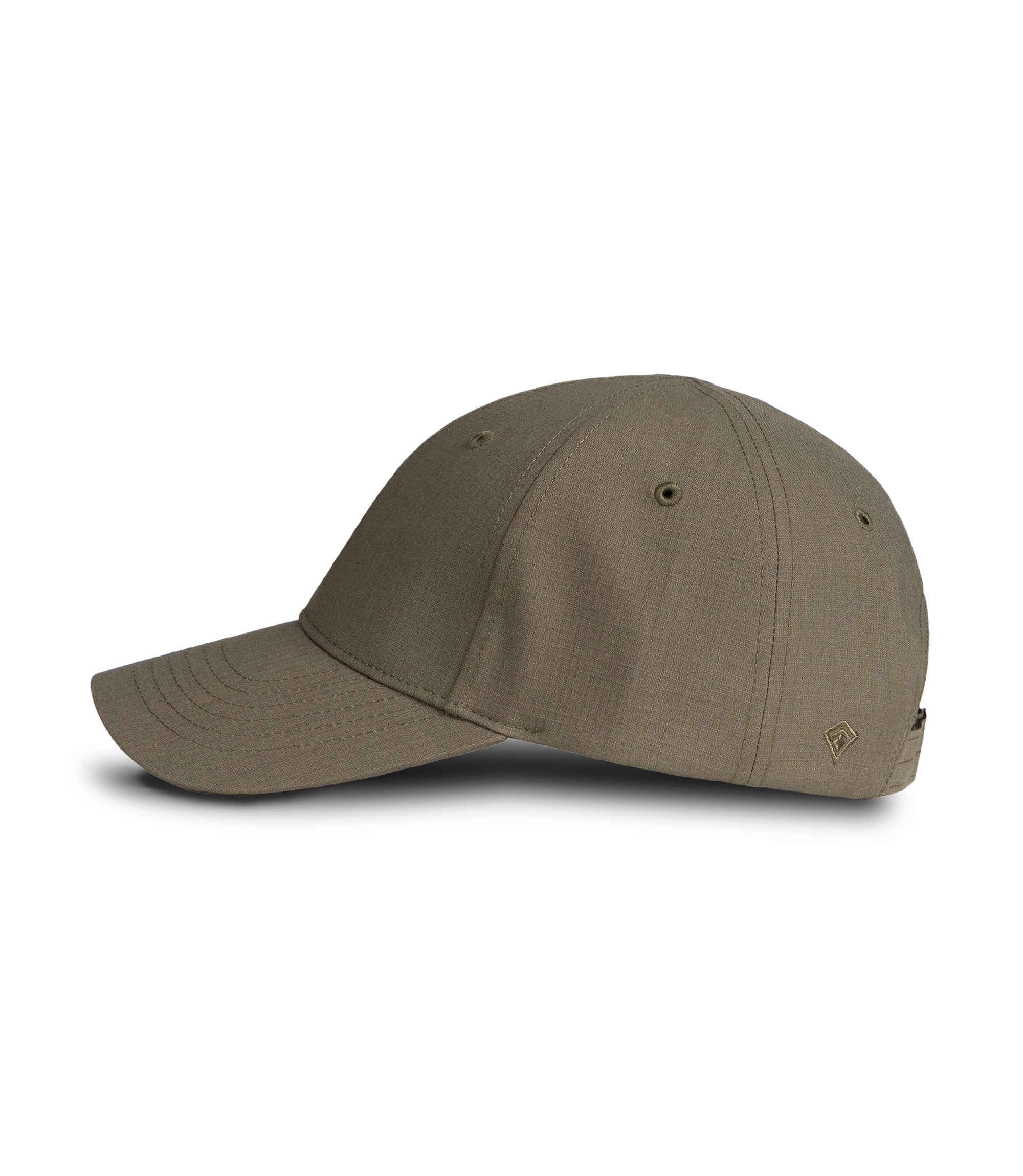 Side view photo of V2 uniform hat in color ranger green |color_ranger green