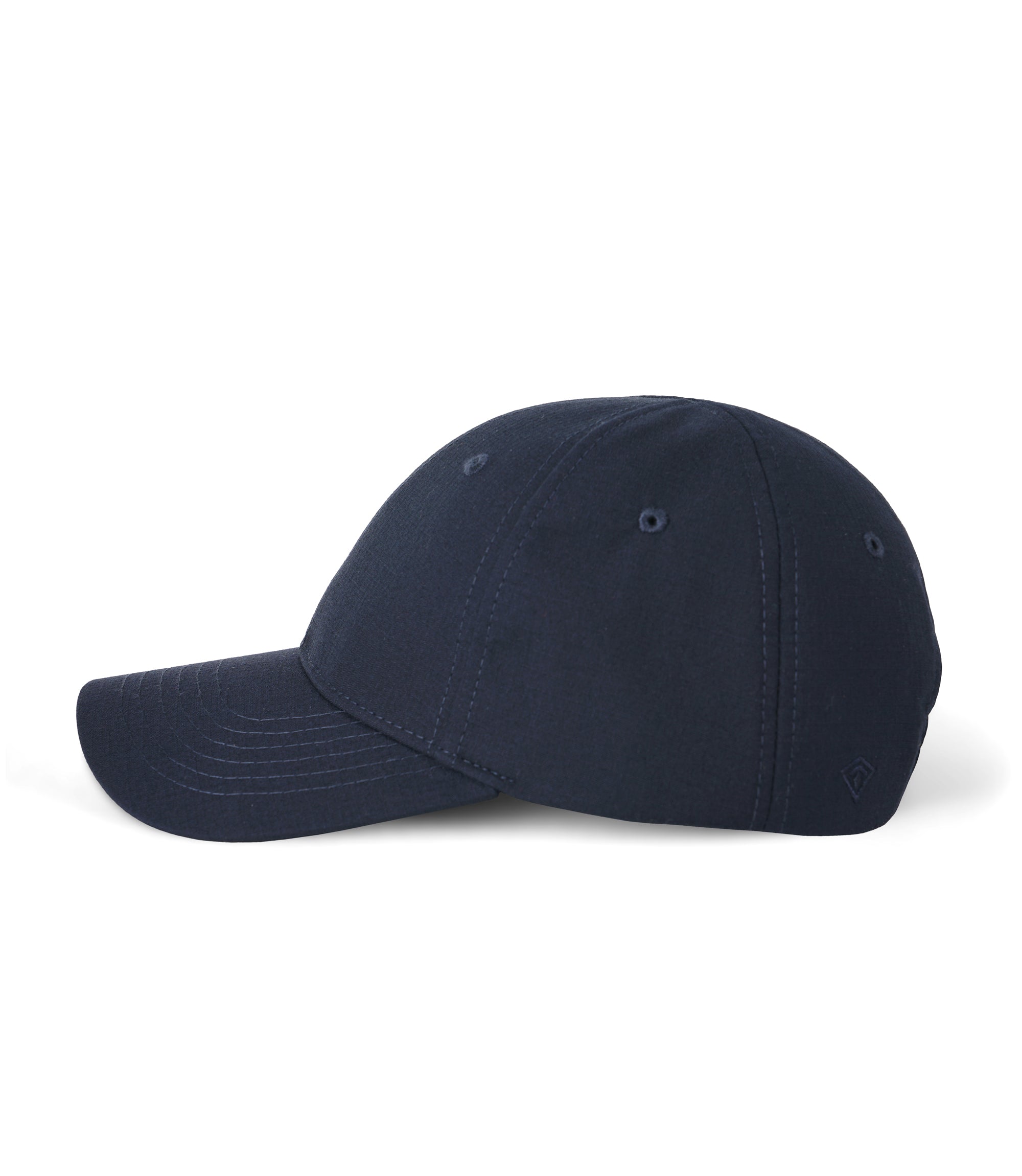 Left Side View of A2 Uniform Hat in Midnight Navy |color_midnight navy