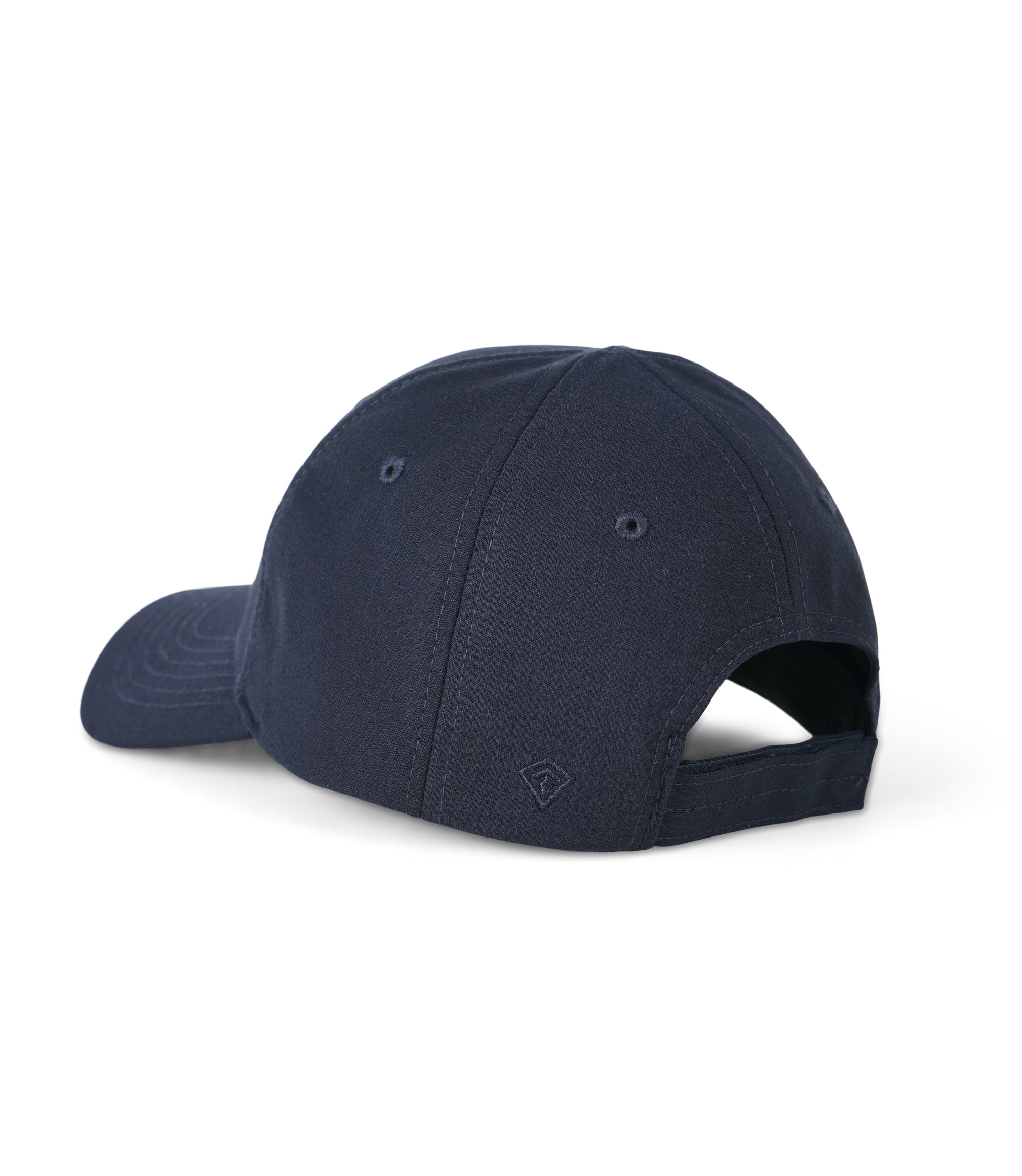 Left Side Back View of A2 Uniform Hat in Midnight Navy |color_midnight navy