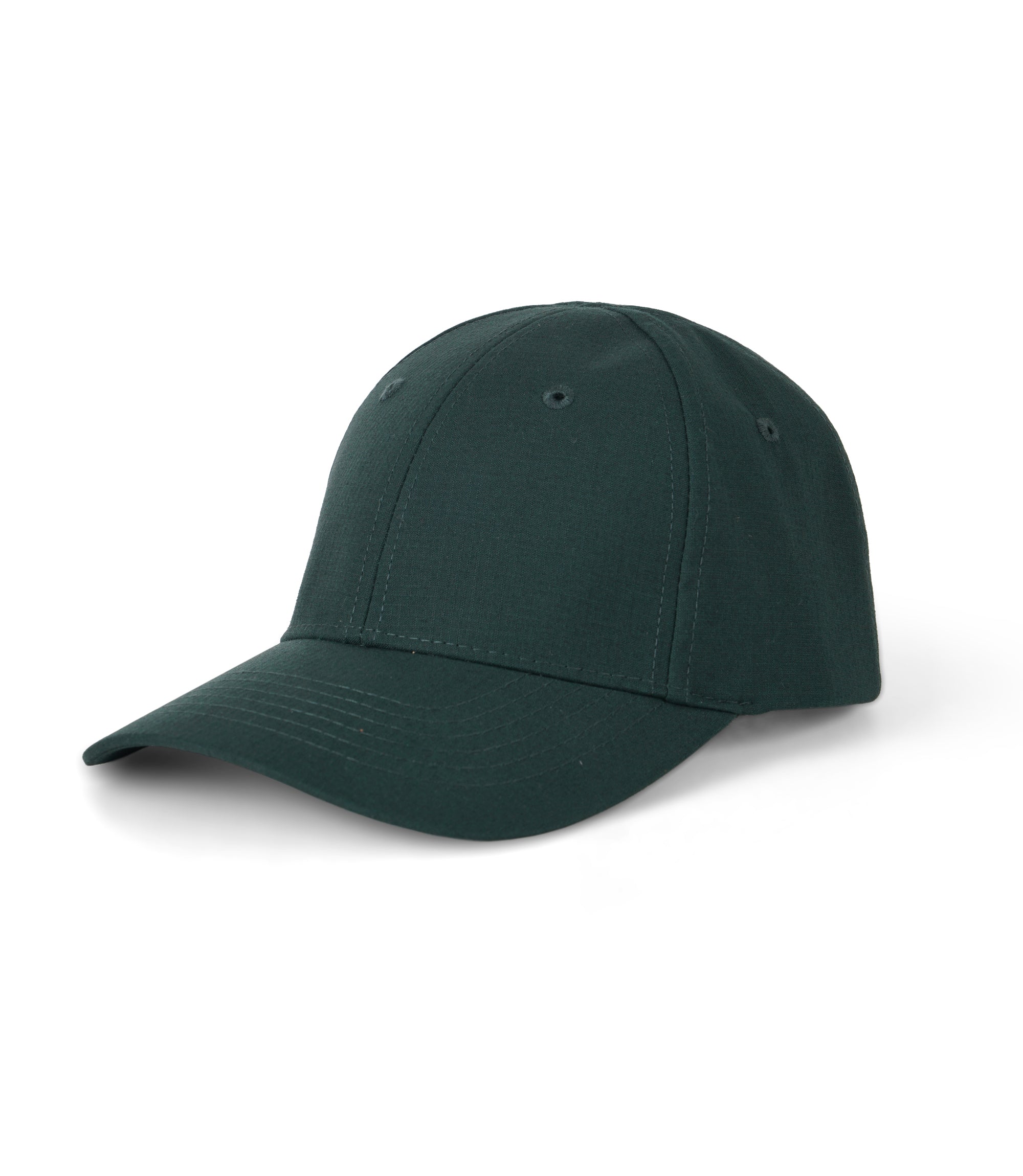 Front Left View of V2 Uniform Hat in Spruce Green |color_spruce green