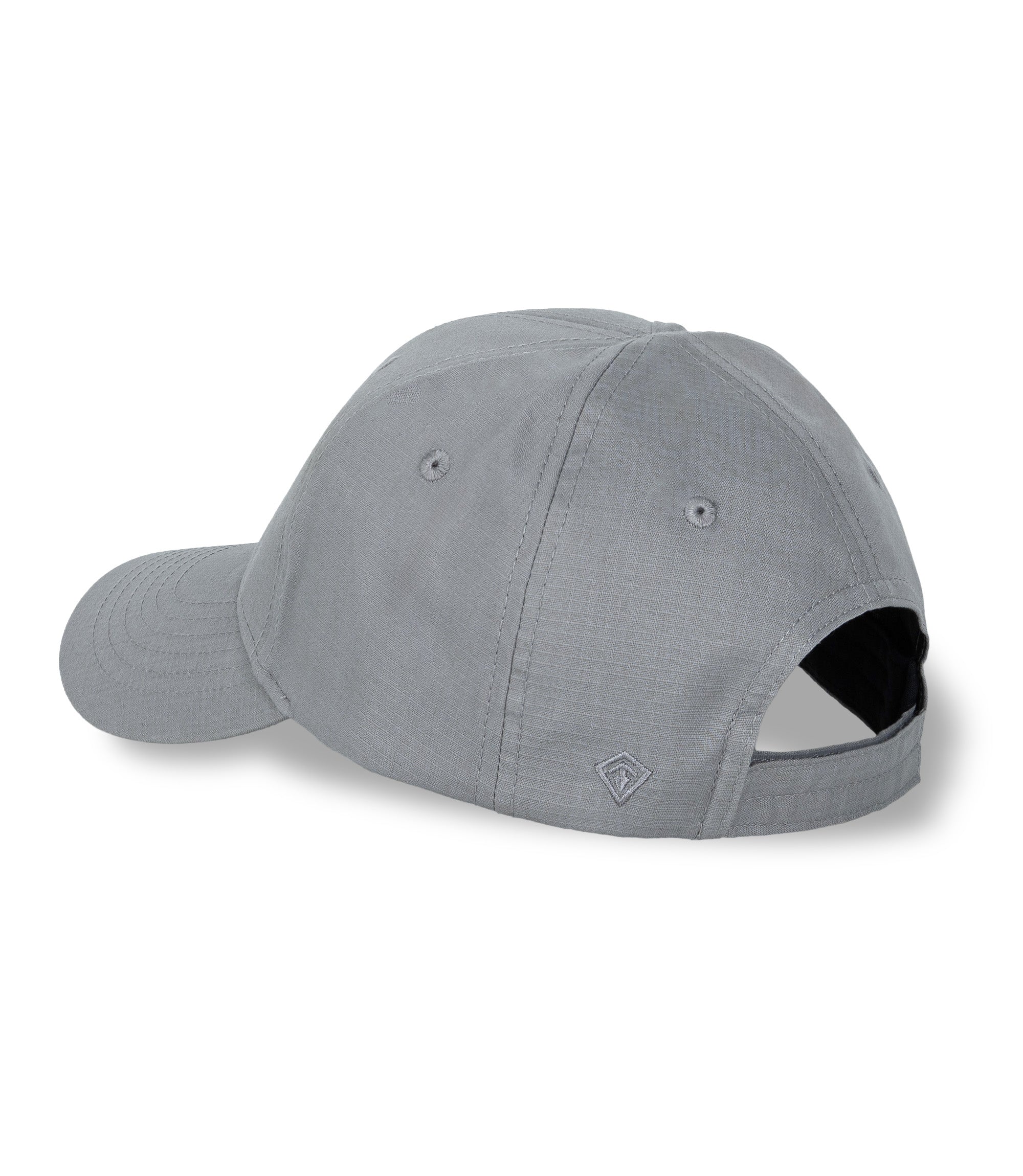 Left Side Back view of V2 Uniform Hat in Nickel Grey |color_Nickel Grey