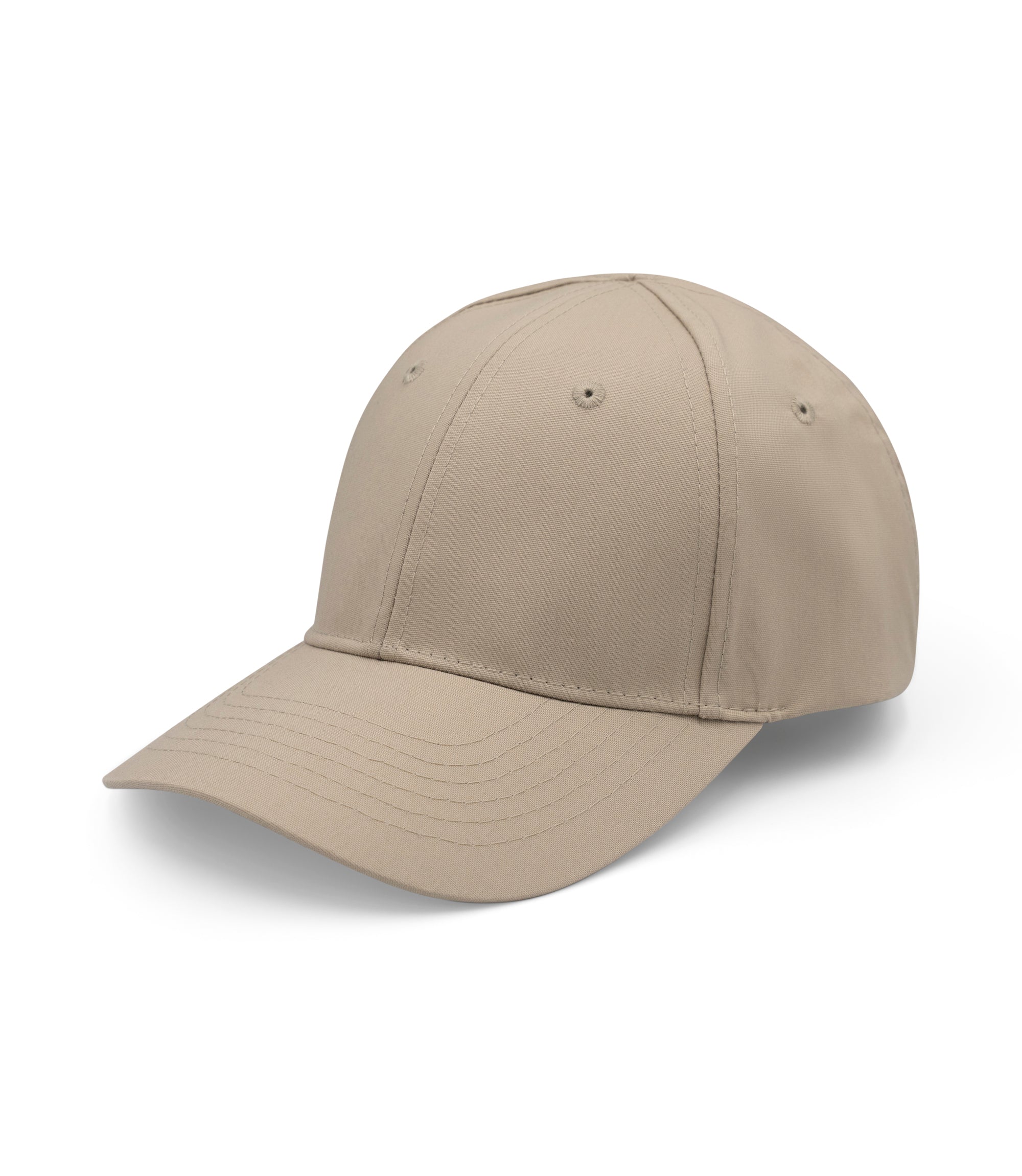 Front Left View of A2 Uniform Hat in khaki |color_khaki