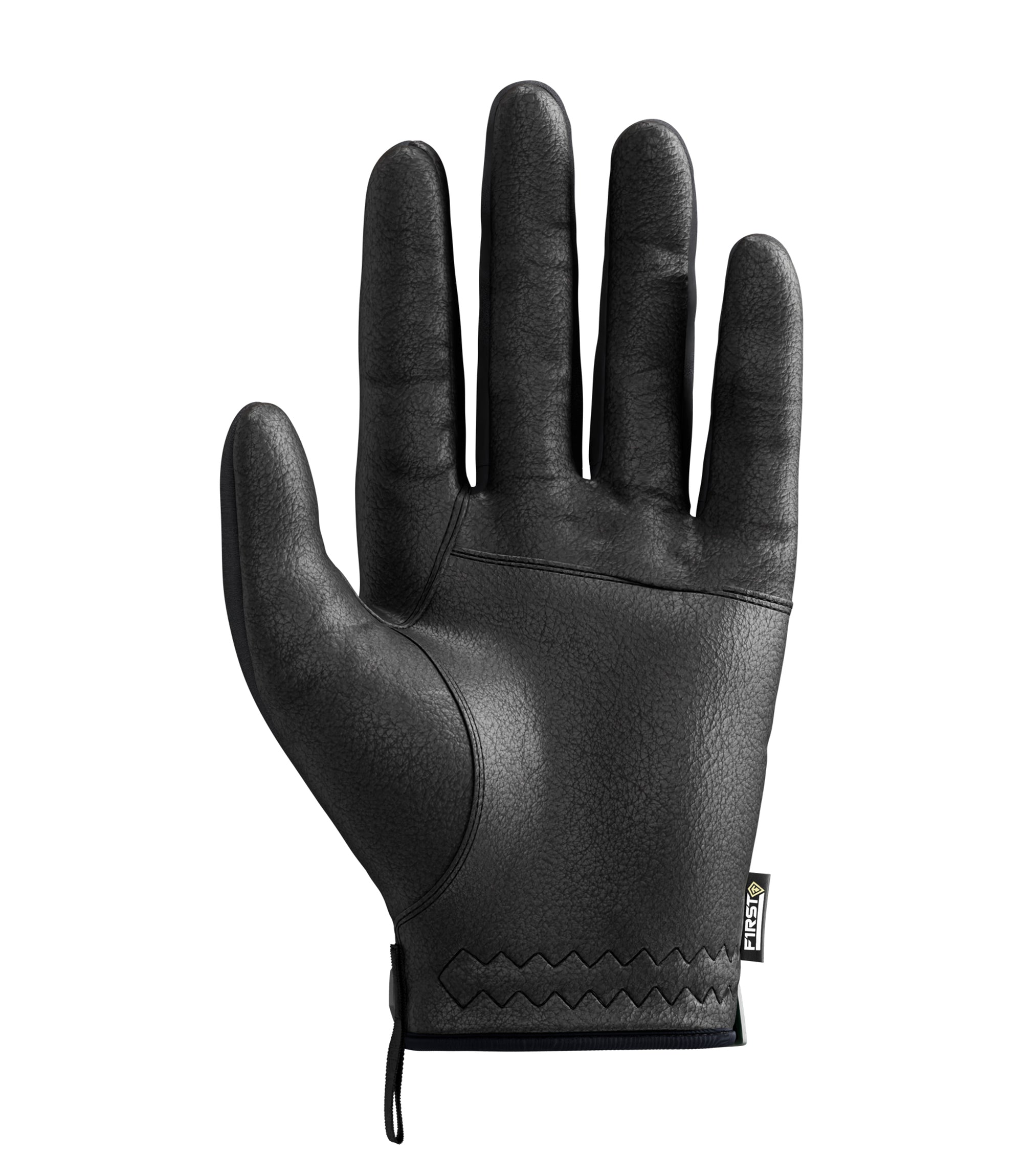 Bottom view of Men's Lightweight Patrol Glove in Black |color_black