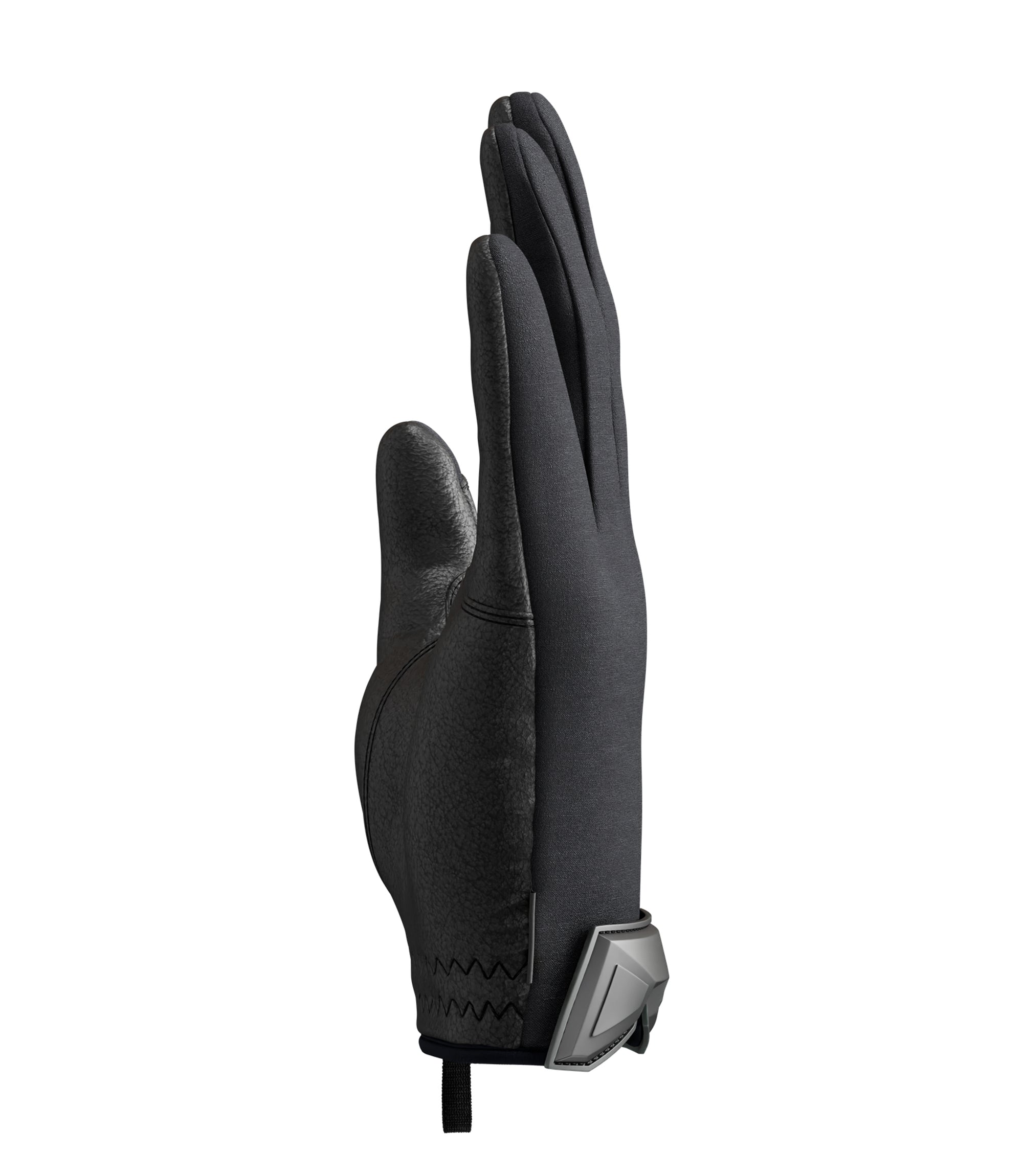 Side pinky view of Men's Lightweight Patrol Glove in Black |color_black