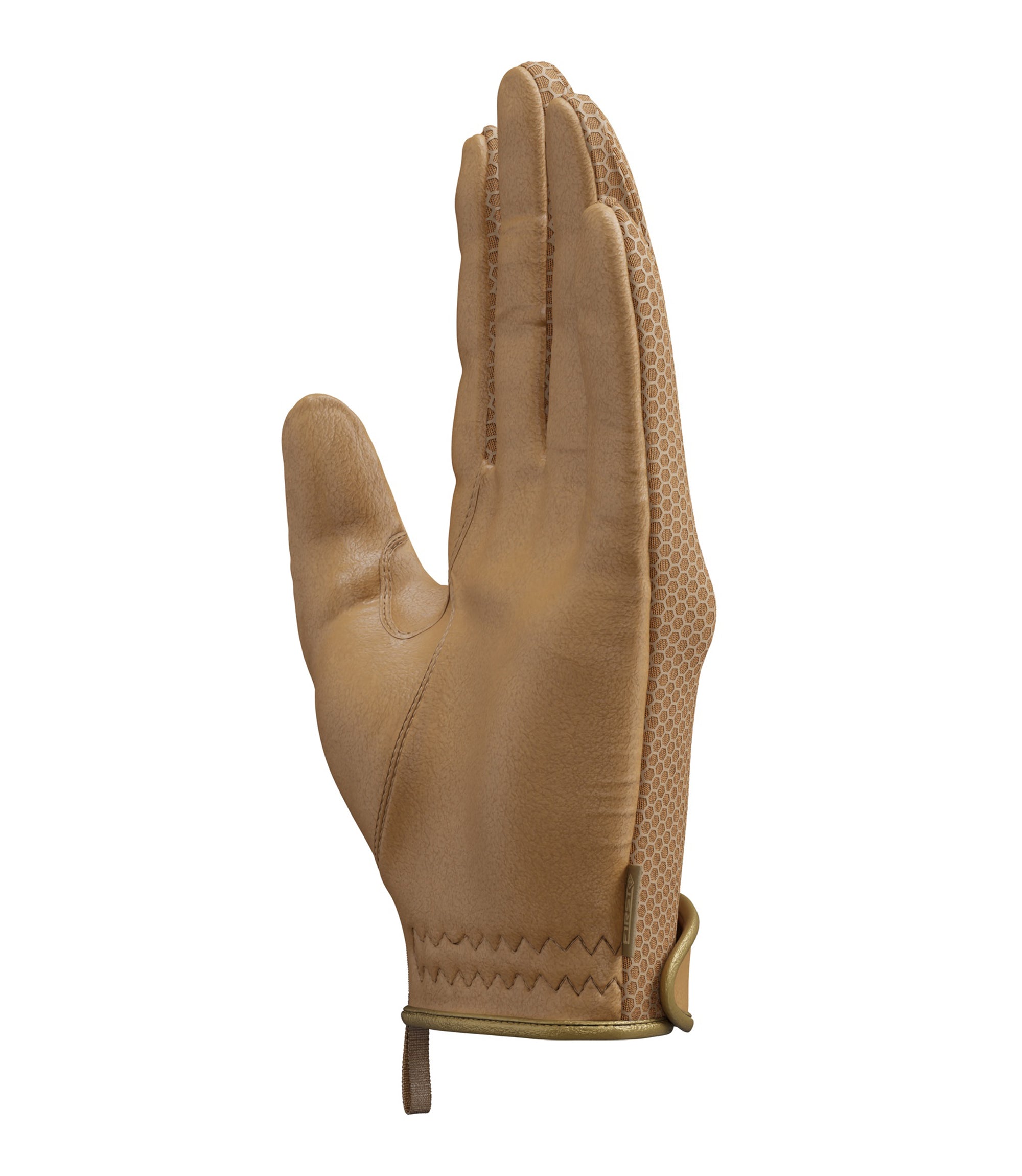 Angle palm view Men's Slash & Flash Protective Knuckle Glove in Coyote |color_coyote