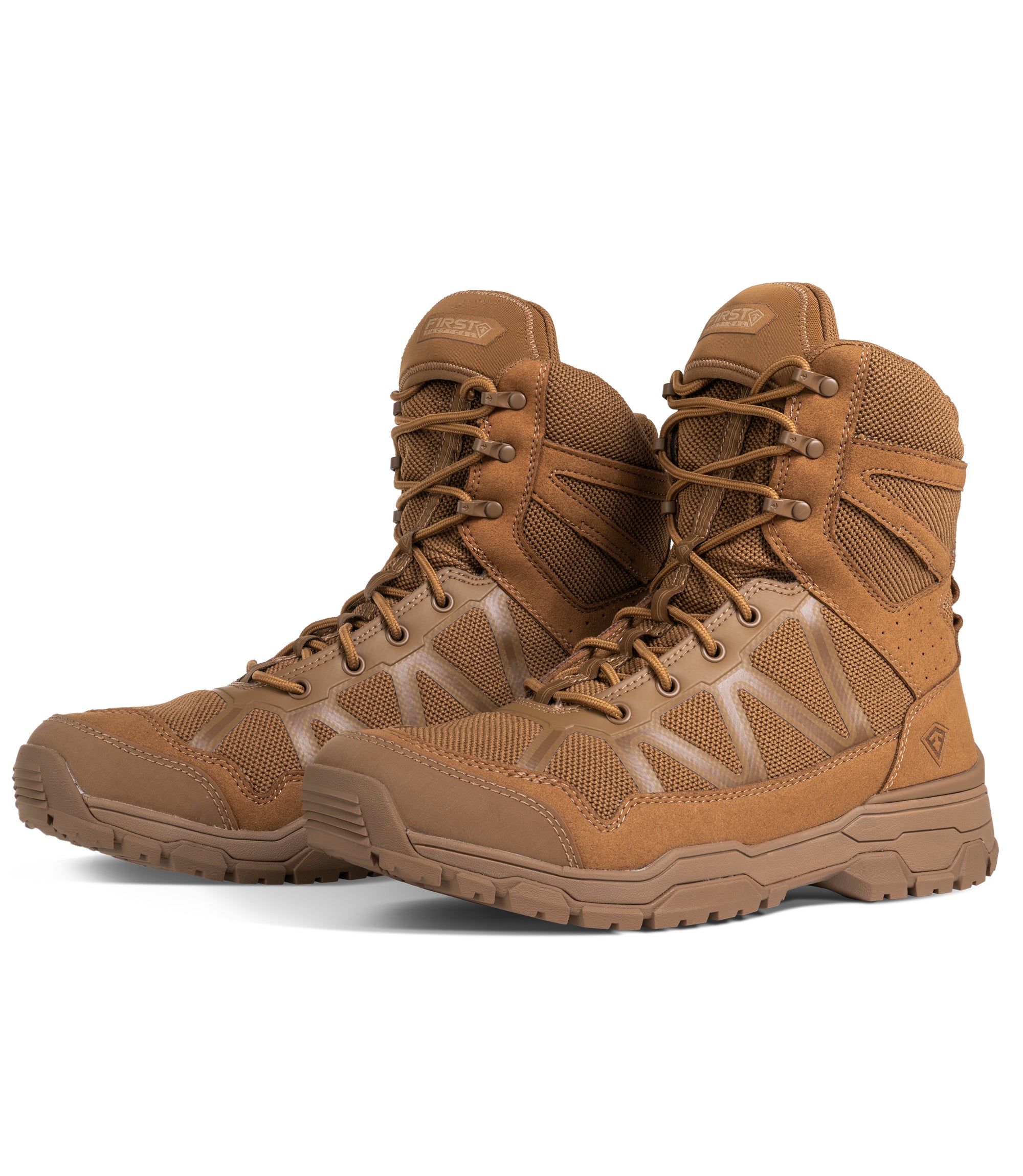Pair of Men's 7" Operator Boot in Coyote|color_coyote