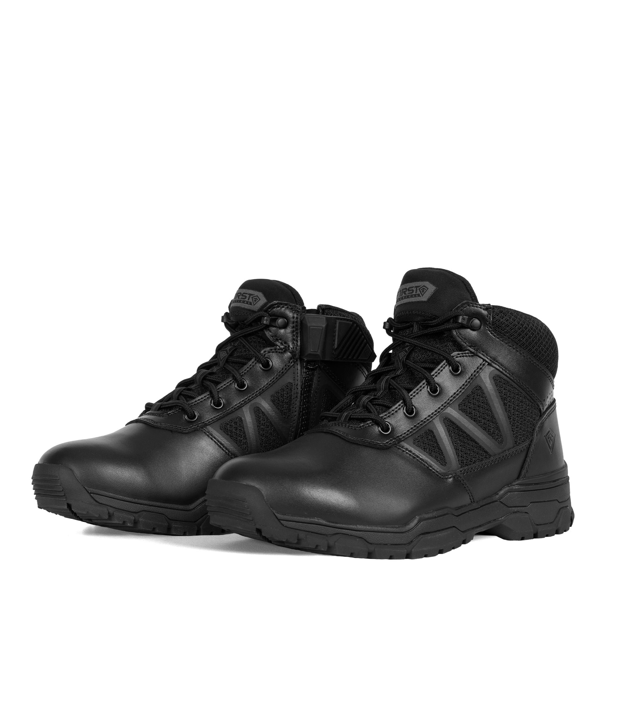 Side by side view of Men's 5" Urban Operator Mid in color black|color_black