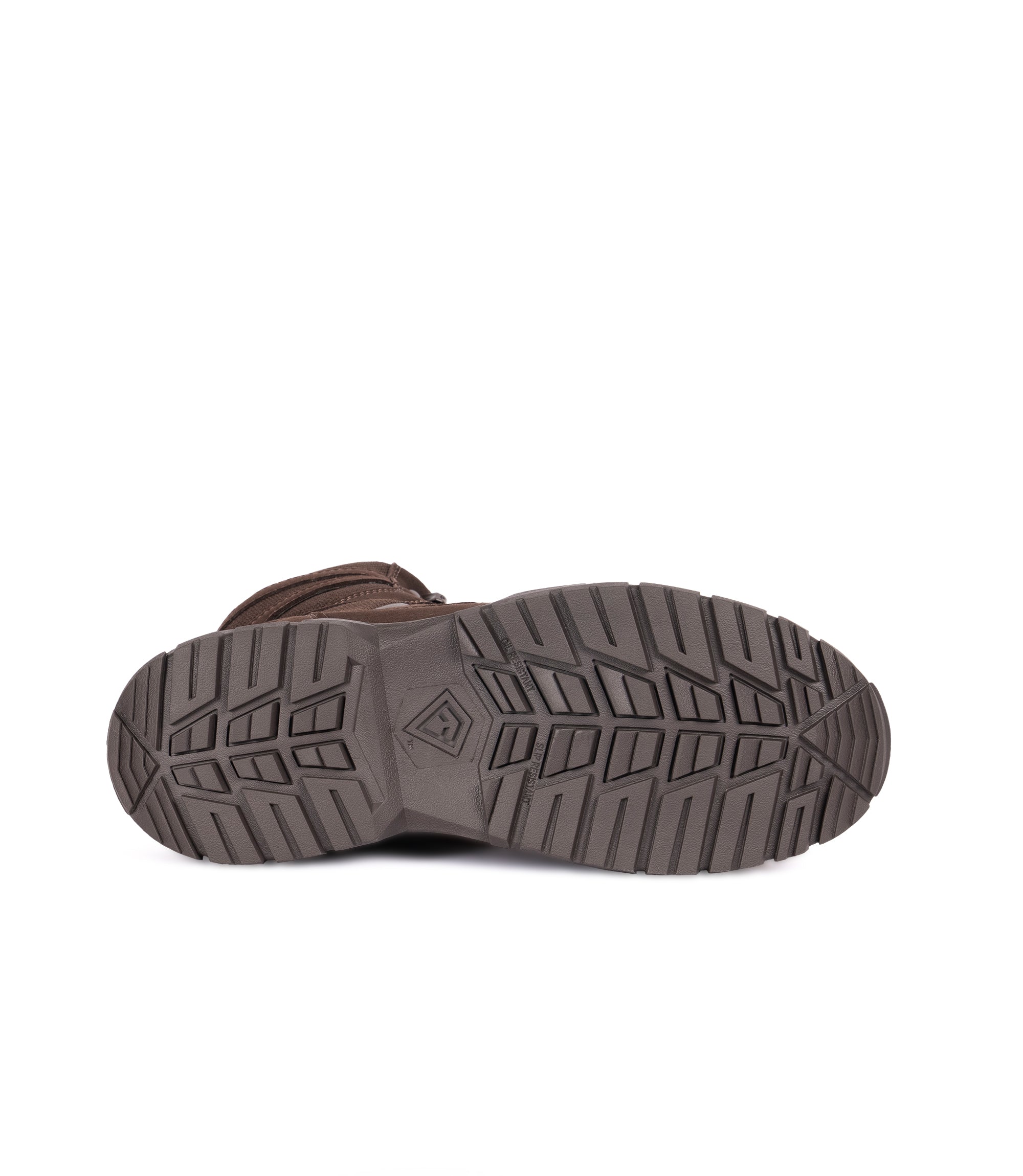 Bottom sole view photo of Men's 7" Operator Boot STS in color Burro Brown|color_burro brown