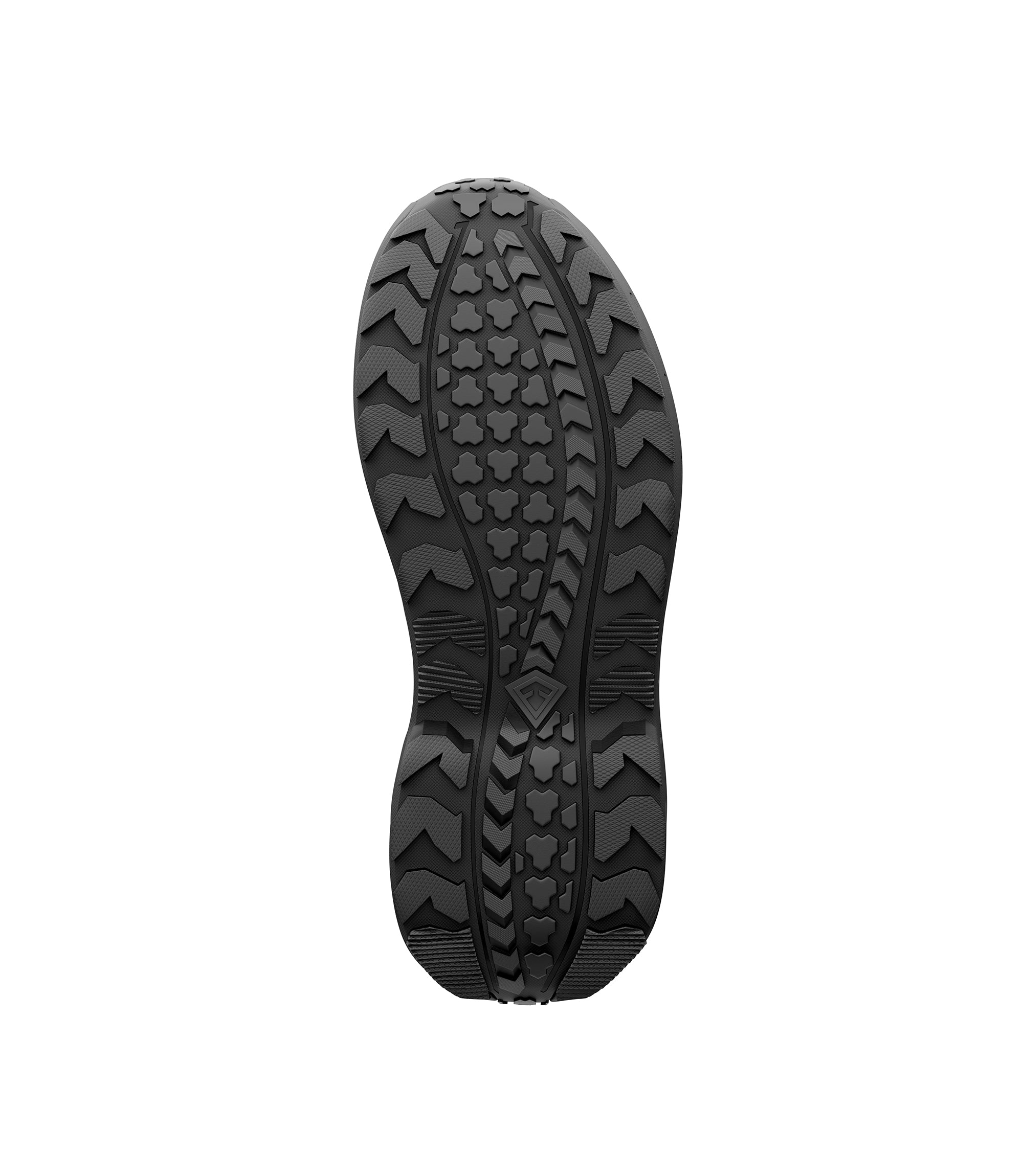 Botton sole photo of Men's 8" AERO-TAC™ Safety Toe Side-Zip Boot in black|color_black