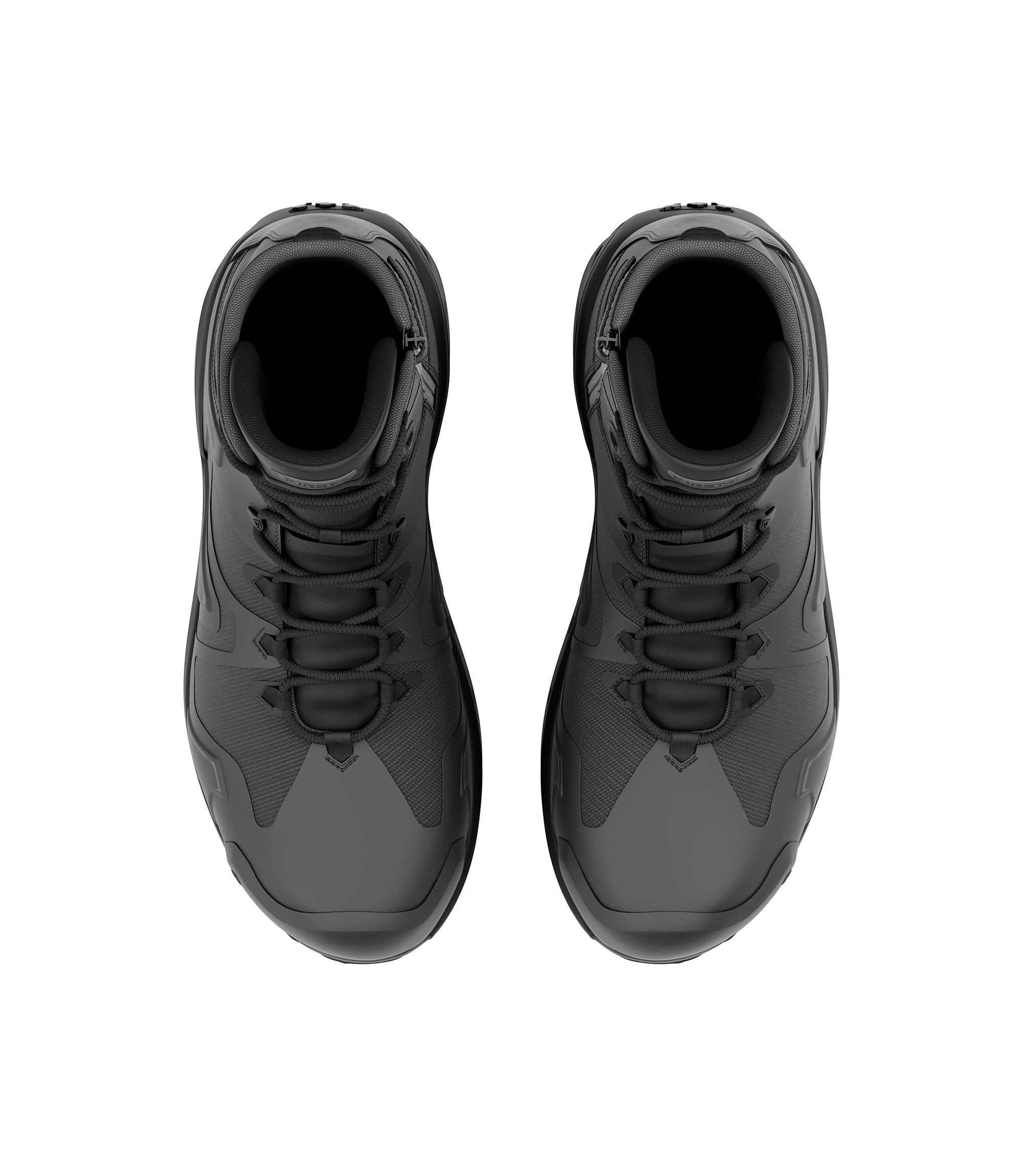 Top view photo of Men's 8" AERO-TAC™ Safety Toe Side-Zip Boot in black|color_black