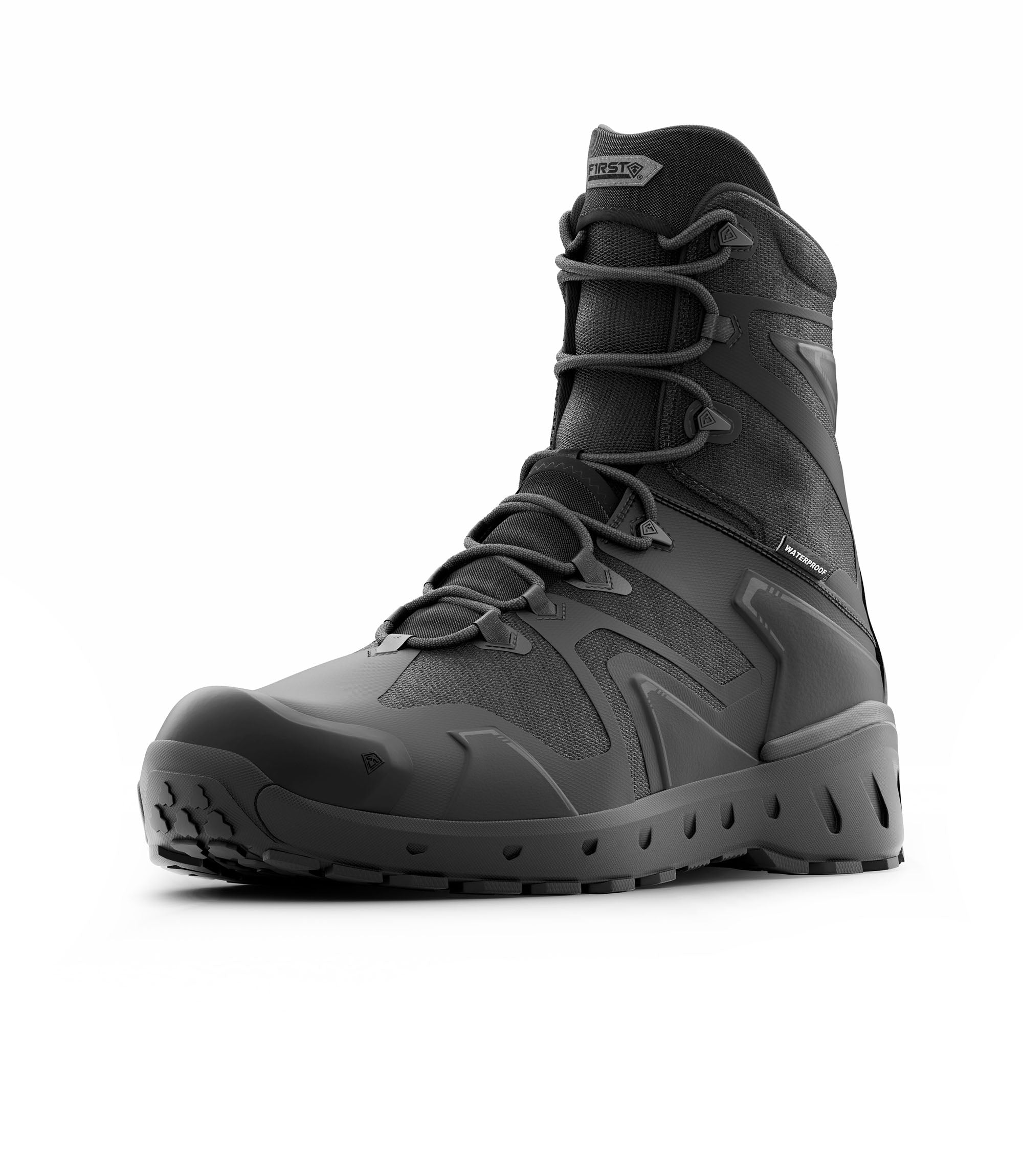 Photo of Men's 8" AERO-TAC™ H₂O Side-Zip Boot in black|color_black