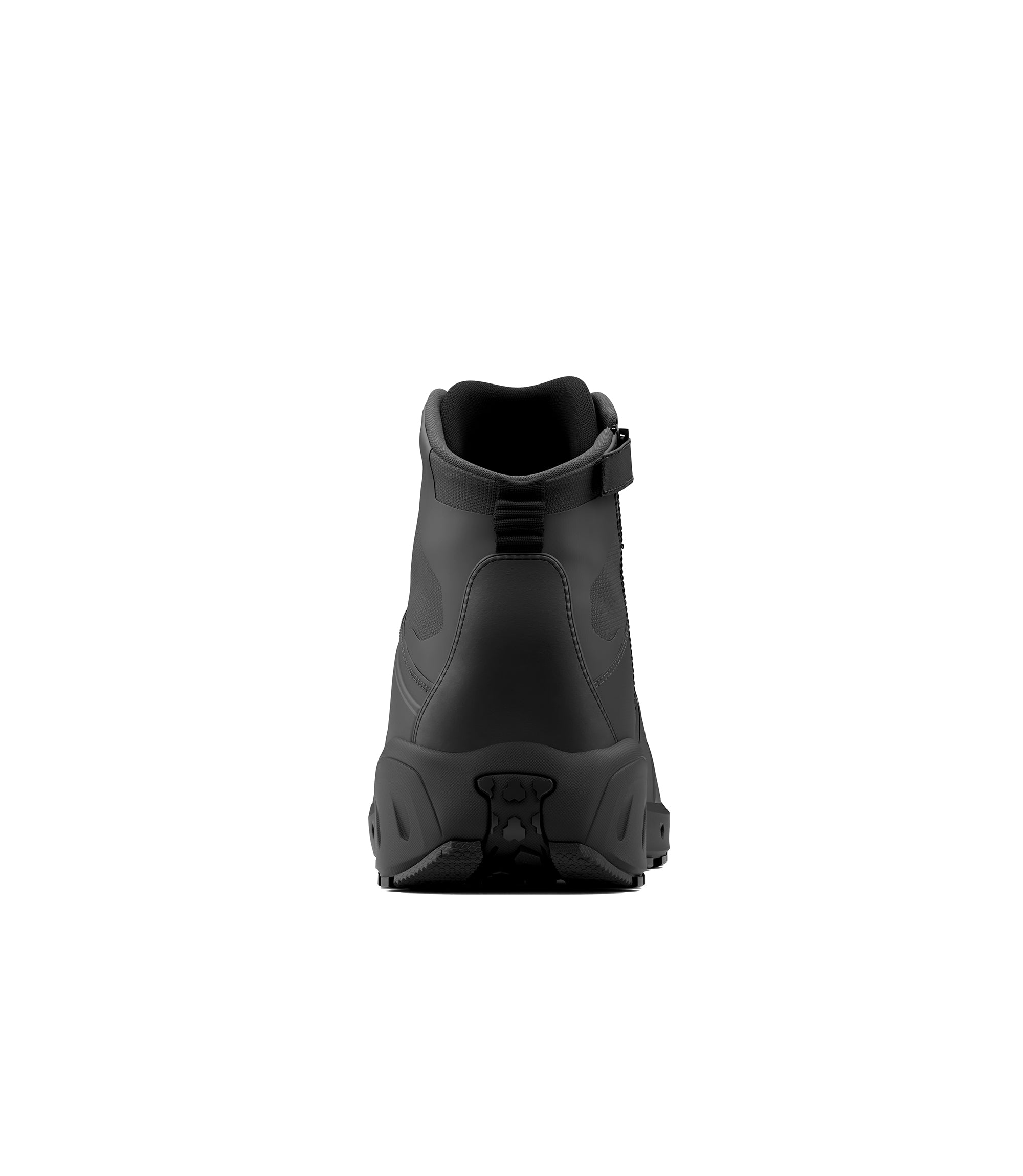 Back view photo of Men's 5“ AERO-TAC™ Side-Zip Mid in black|color_black