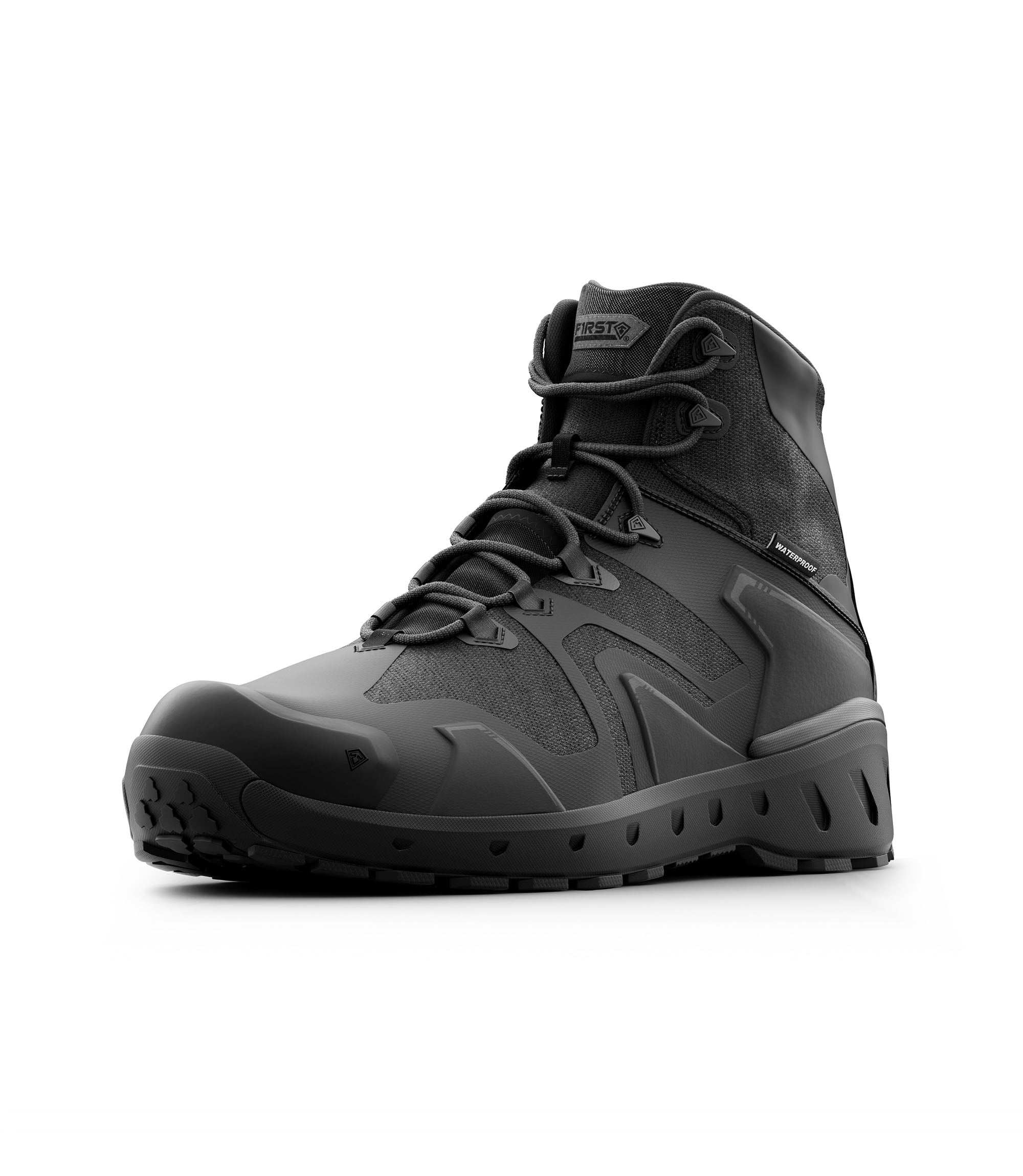 Photo of Men's 5" AERO-TAC™ H₂O Side-Zip Mid in black|color_black