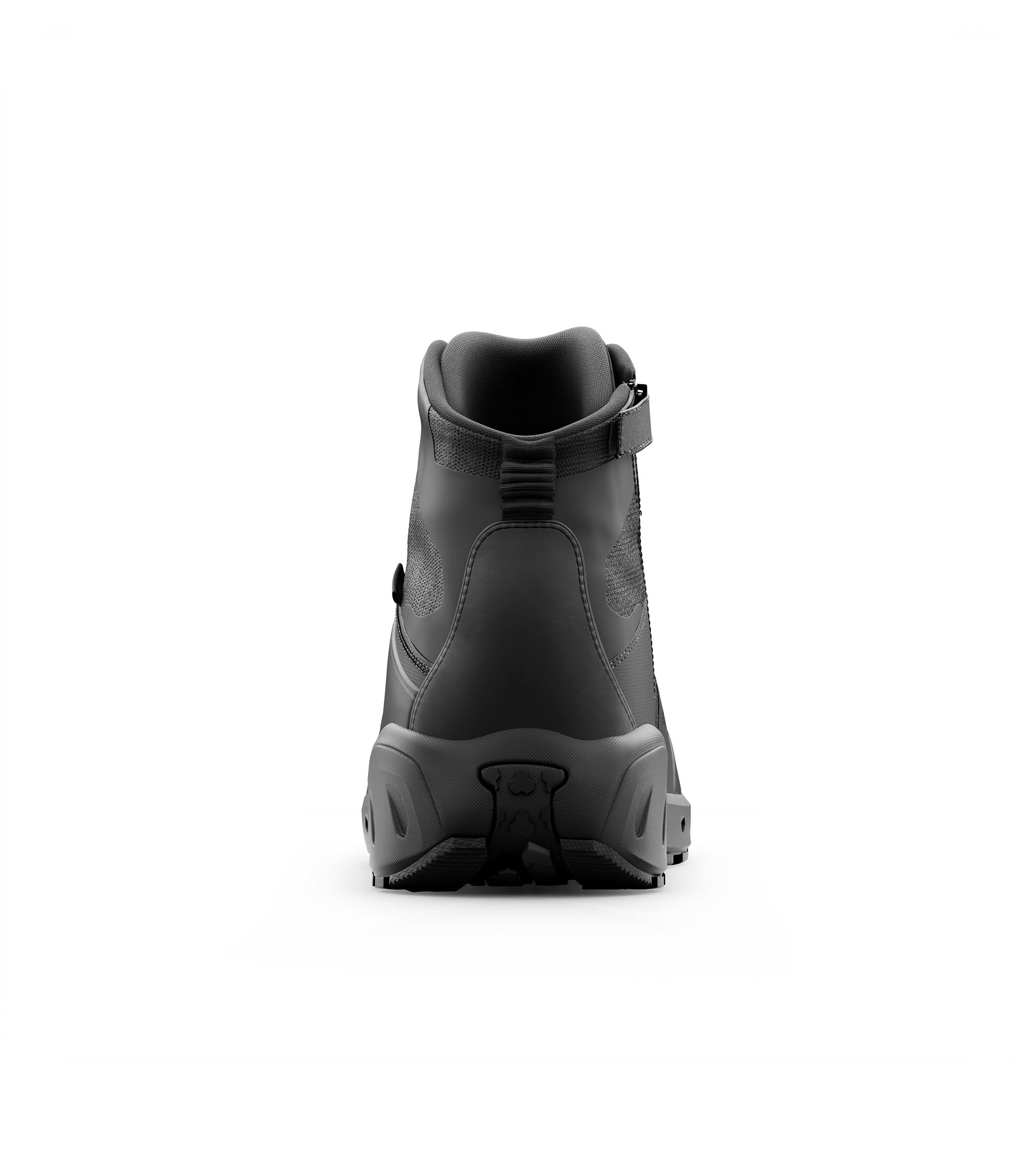 Back view photo of Men's 5" AERO-TAC™ H₂O Side-Zip Mid in black|color_black