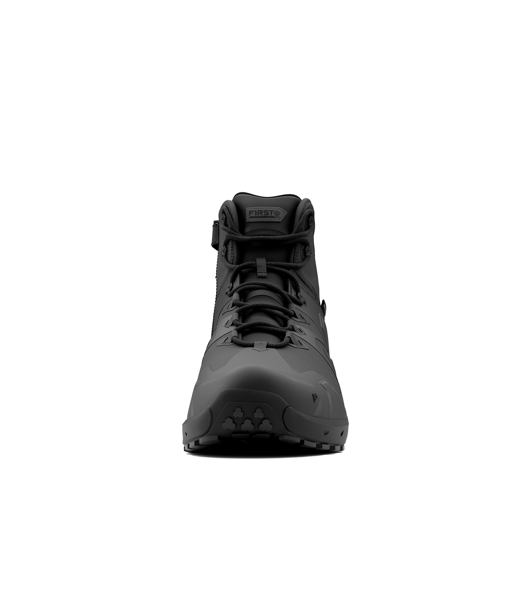 Front view photo of Men's 5" AERO-TAC™ H₂O Side-Zip Mid in black|color_black