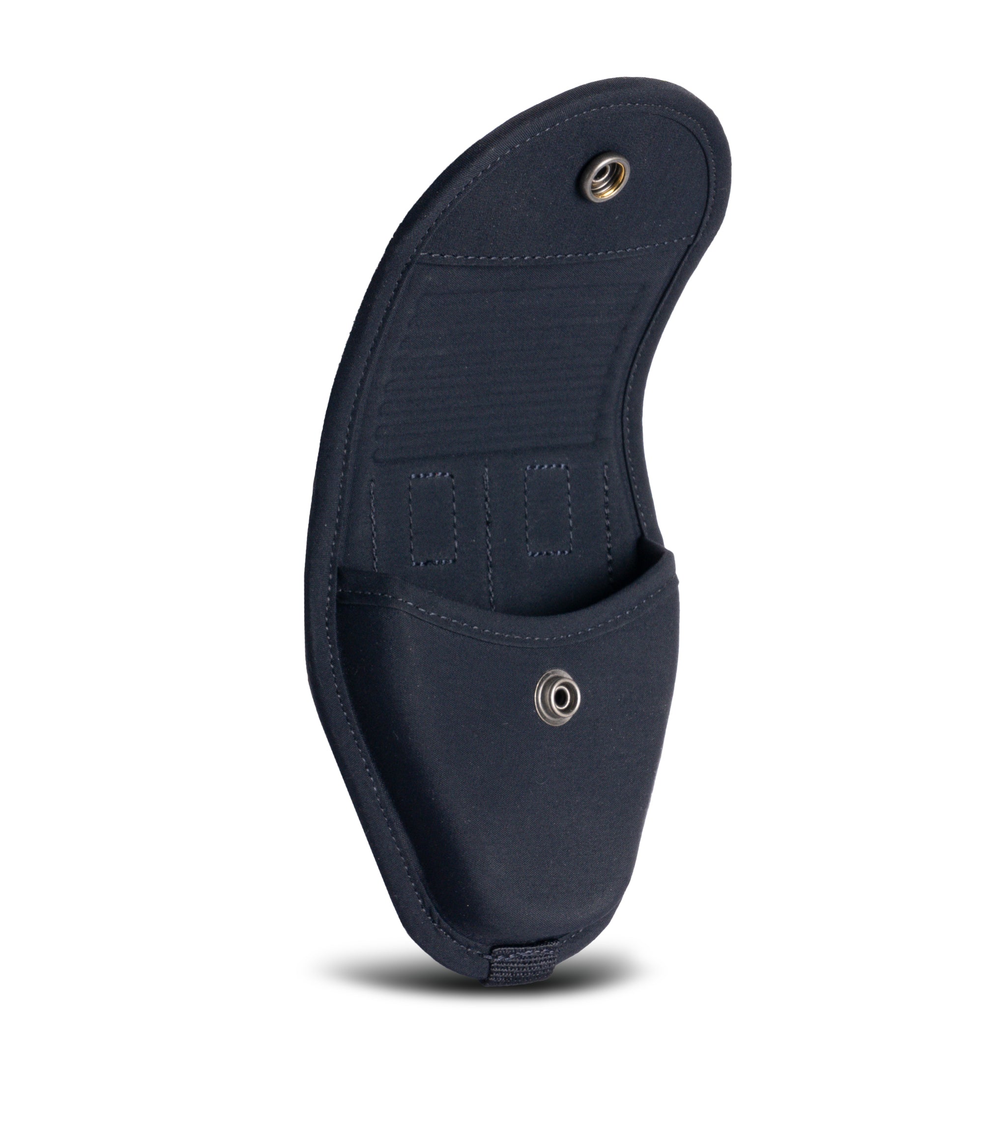 Photo of Pro Duty handcuff case in the color Midnight Navy - Side view |color_midnight navy