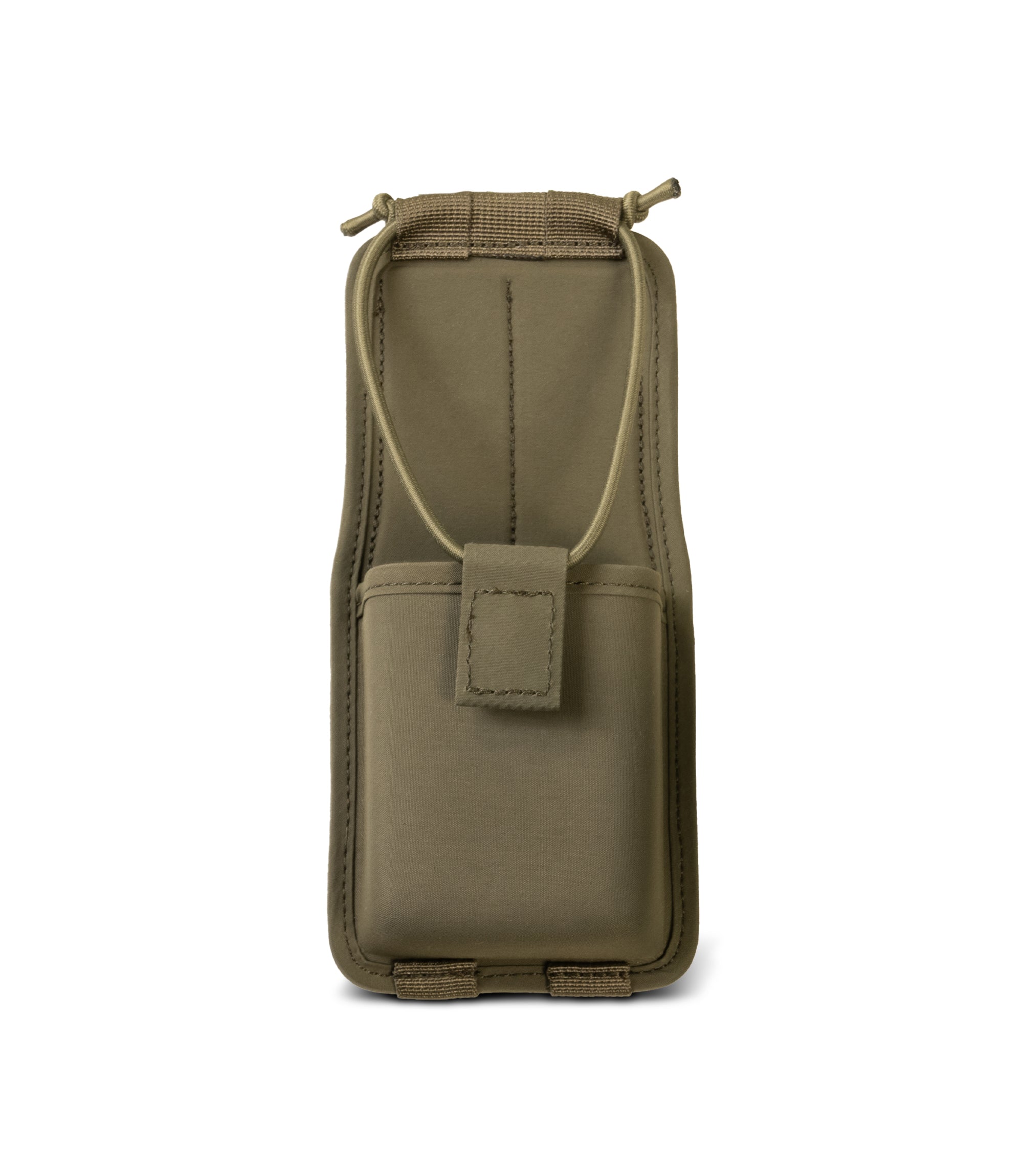 Photo of Pro Duty Universal radio case in the color ranger green - Front view |color_ranger green
