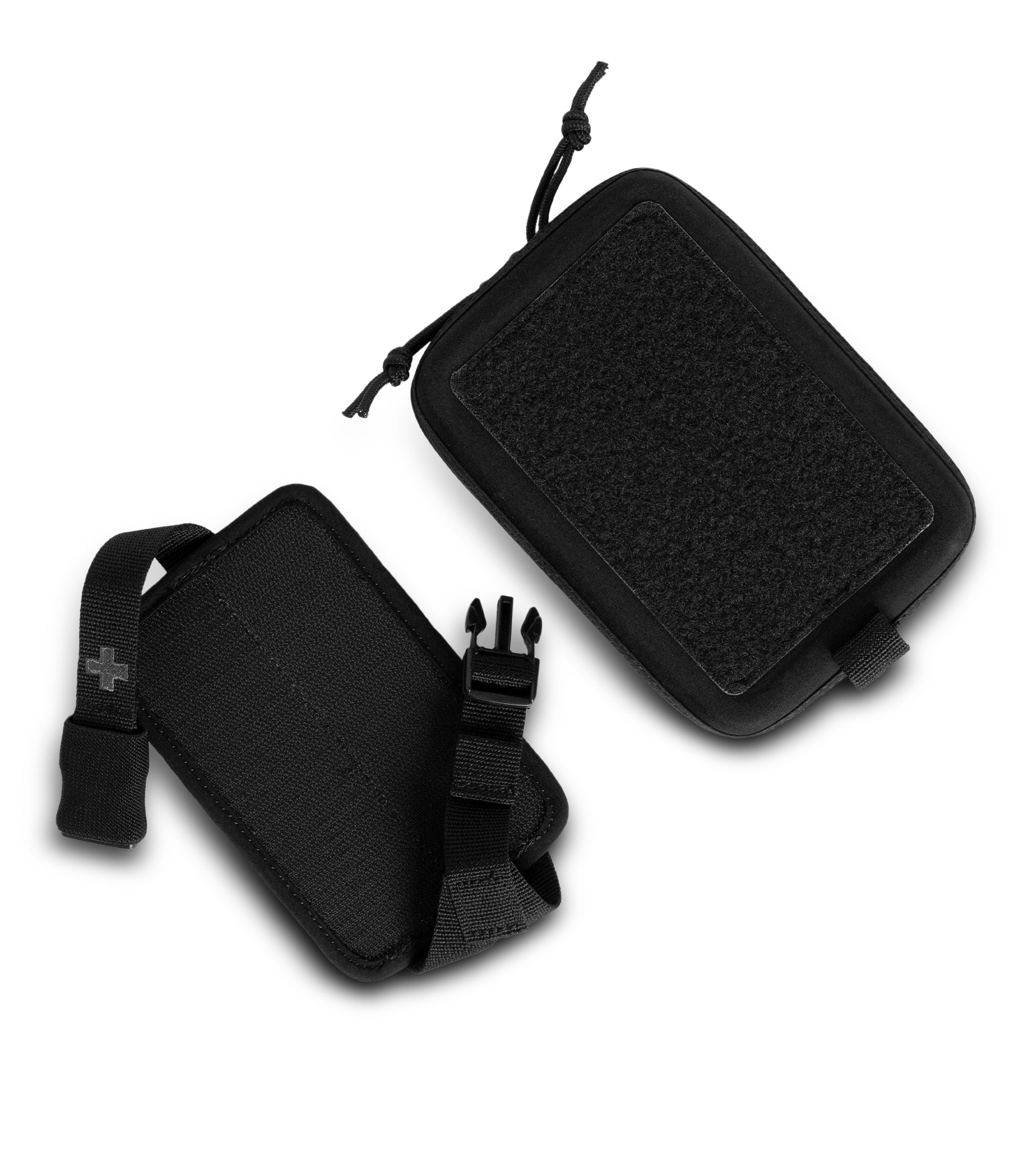 Elastic back view photo of Pro Duty IFAK case in the color black |color_black