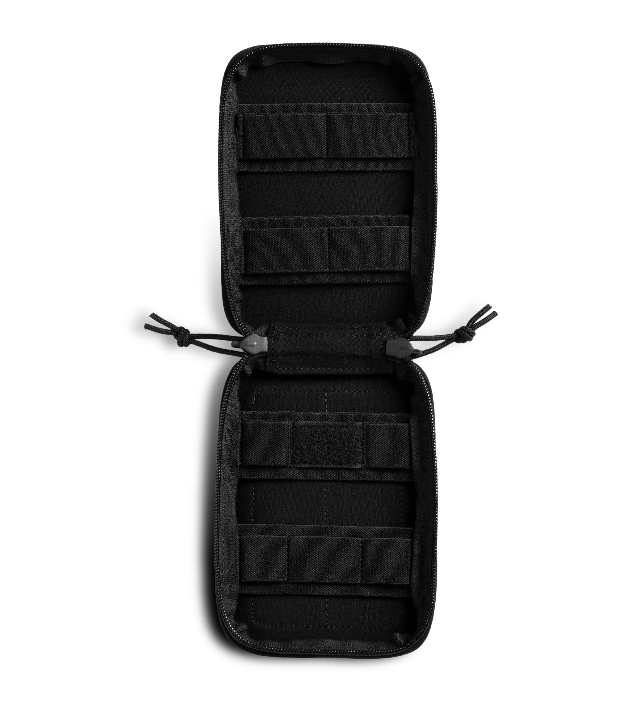 Open inside view photo of Pro Duty IFAK case in the color black |color_black
