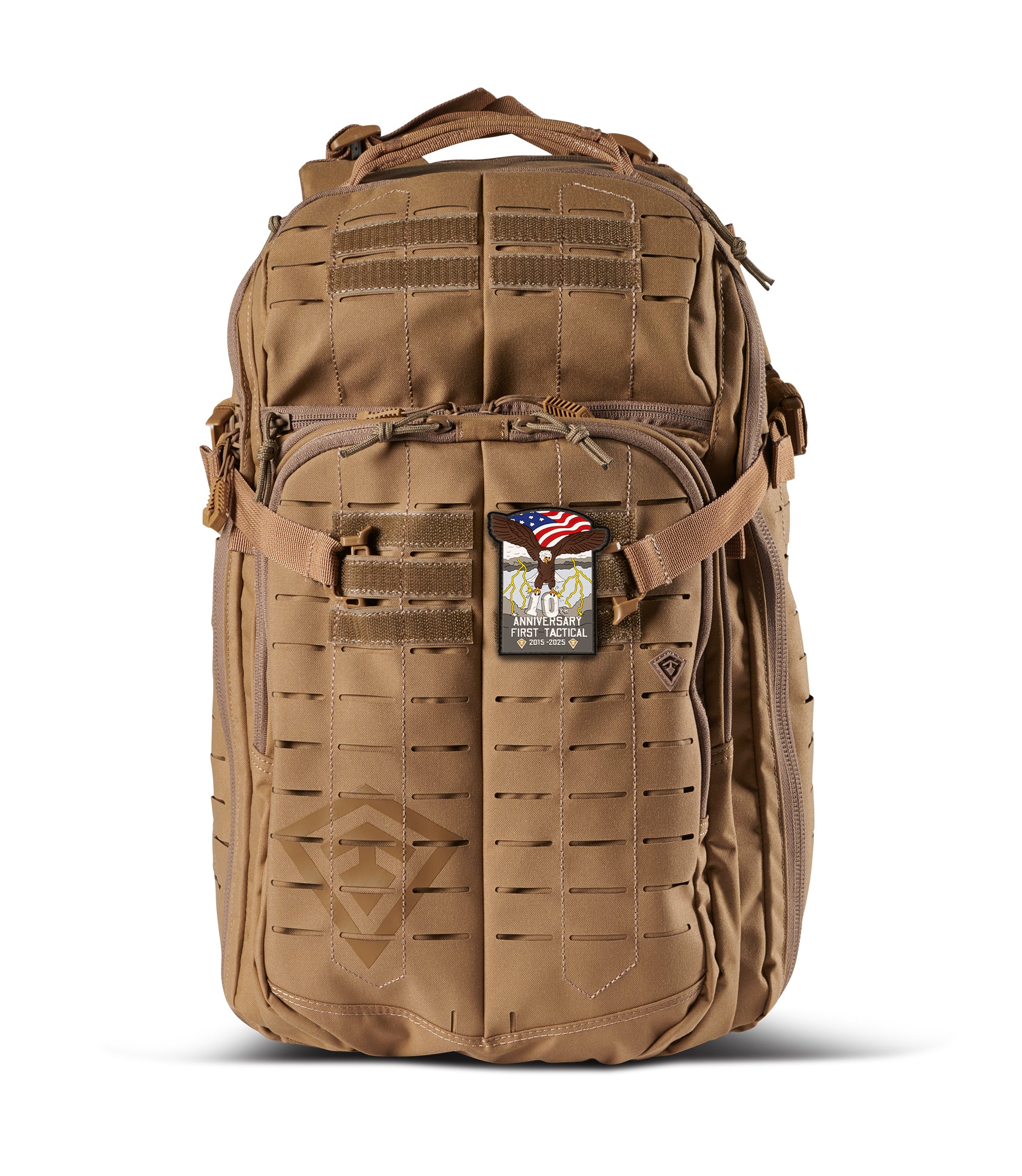 10 Years Eagle Patch (Collector's Edition) place on a backpack