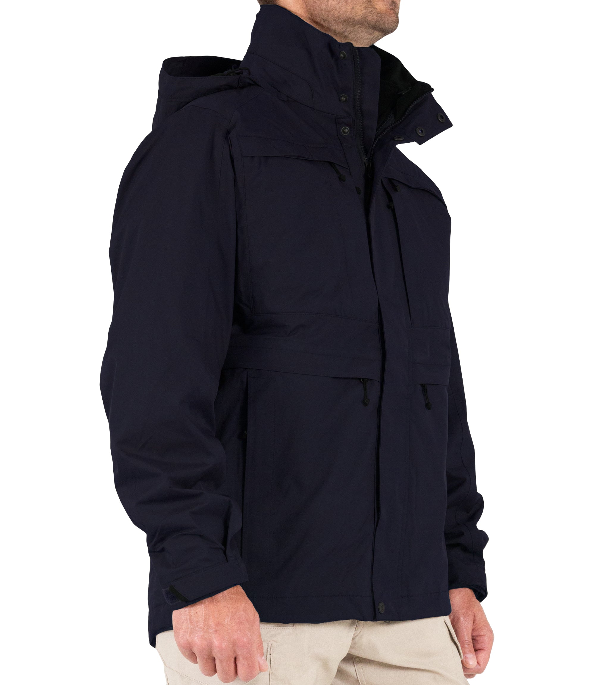 Side of Men’s Tactix System Parka in Midnight Navy |color_midnight navy