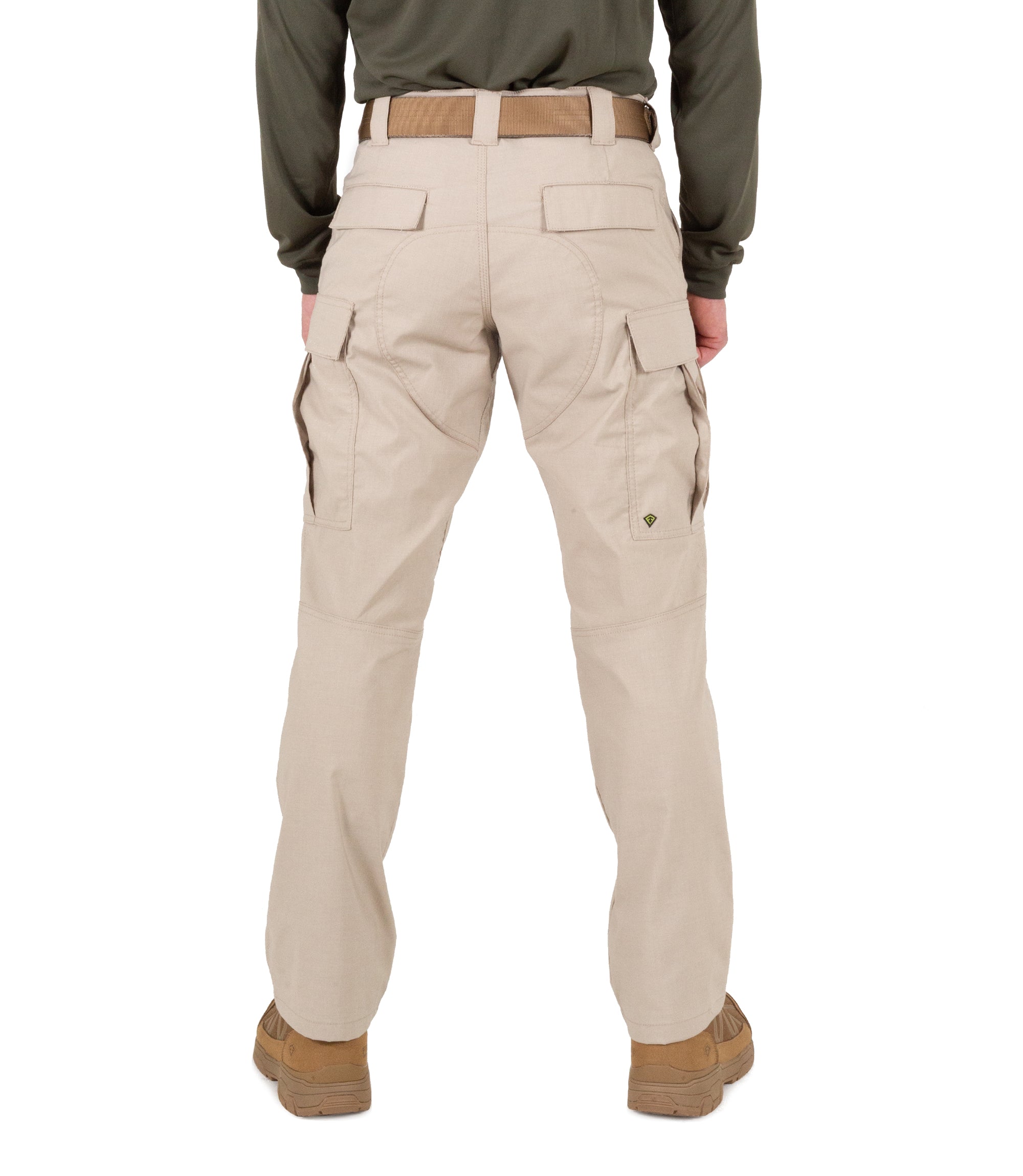Back of Men's V2 BDU Pant in Khaki |color_khaki