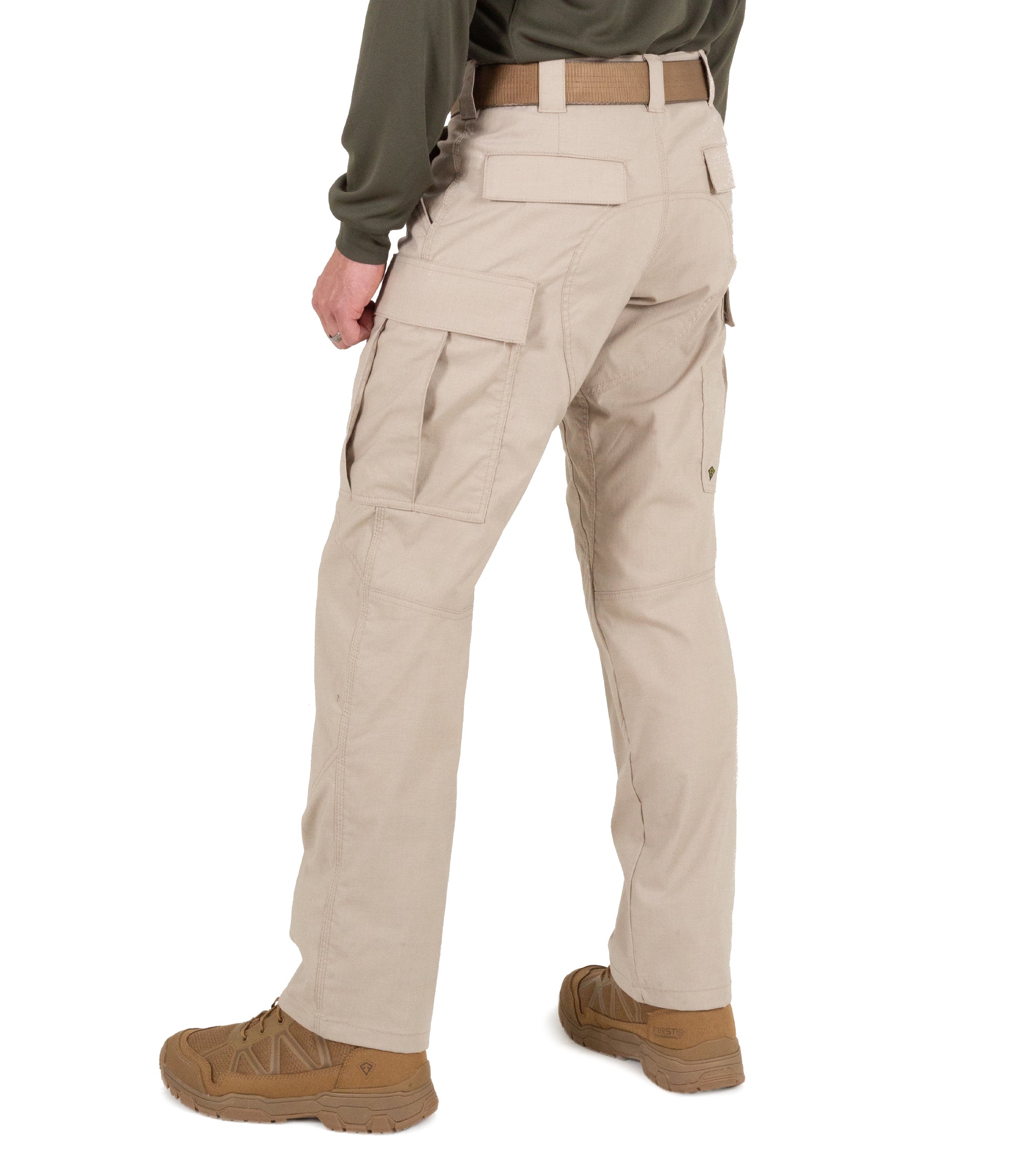 Side of Men's V2 BDU Pant in Khaki |color_khaki