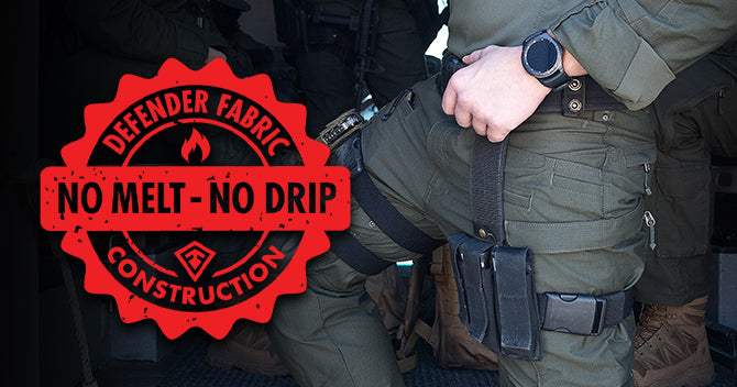 OD Green Defender no melt no drip fabric