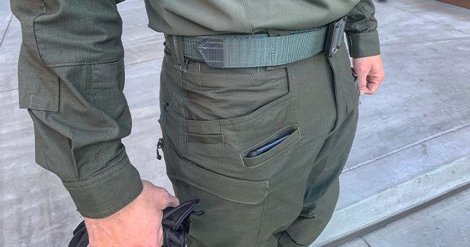 Defender pants in OD Green