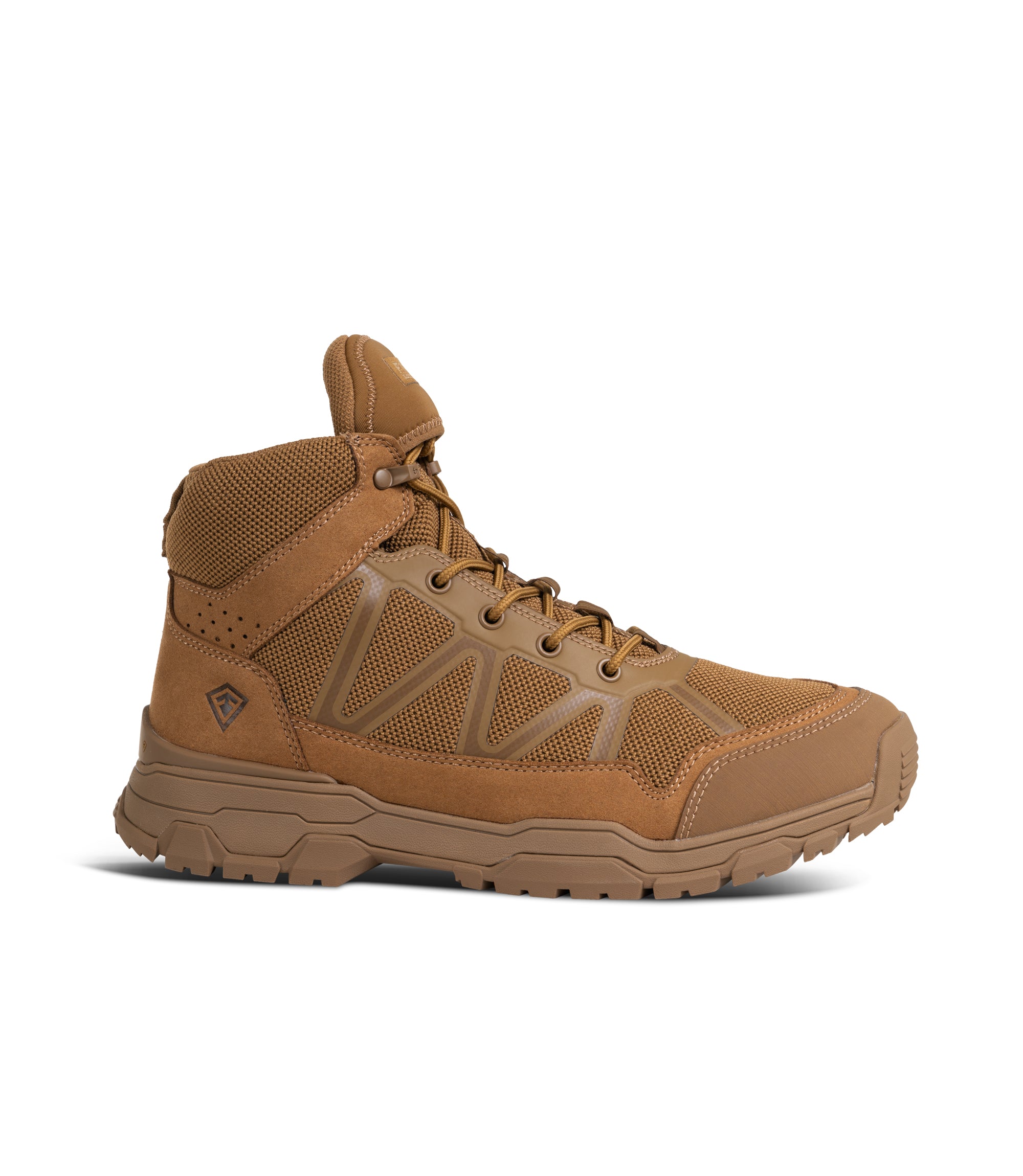 360 Degree View of Men's 5" Operator Mid in Coyote|color_coyote