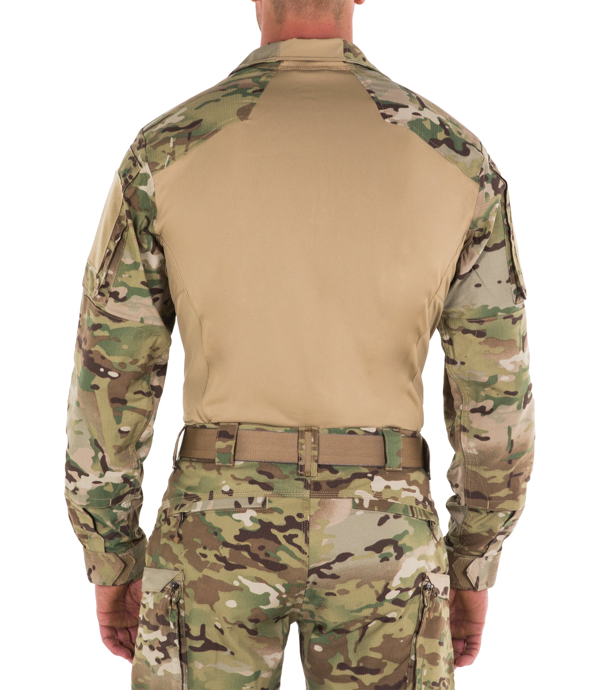 Back of Men's Defender Shirt in MultiCam® |color_multicam