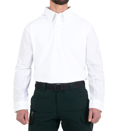 Front of Men's V2 Pro Performance Shirt in White